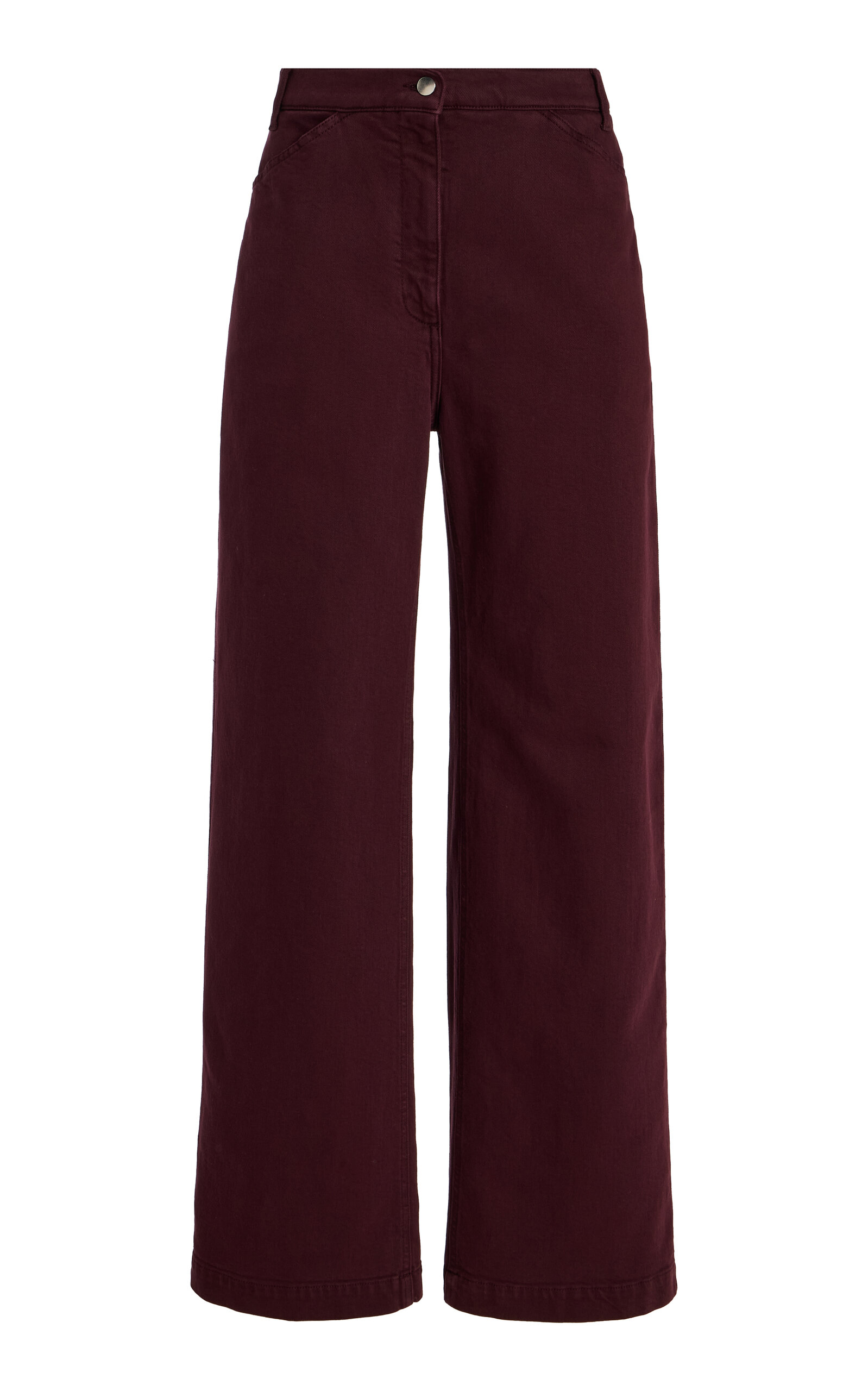 Another Tomorrow Denim Carpenter Pants In Purple