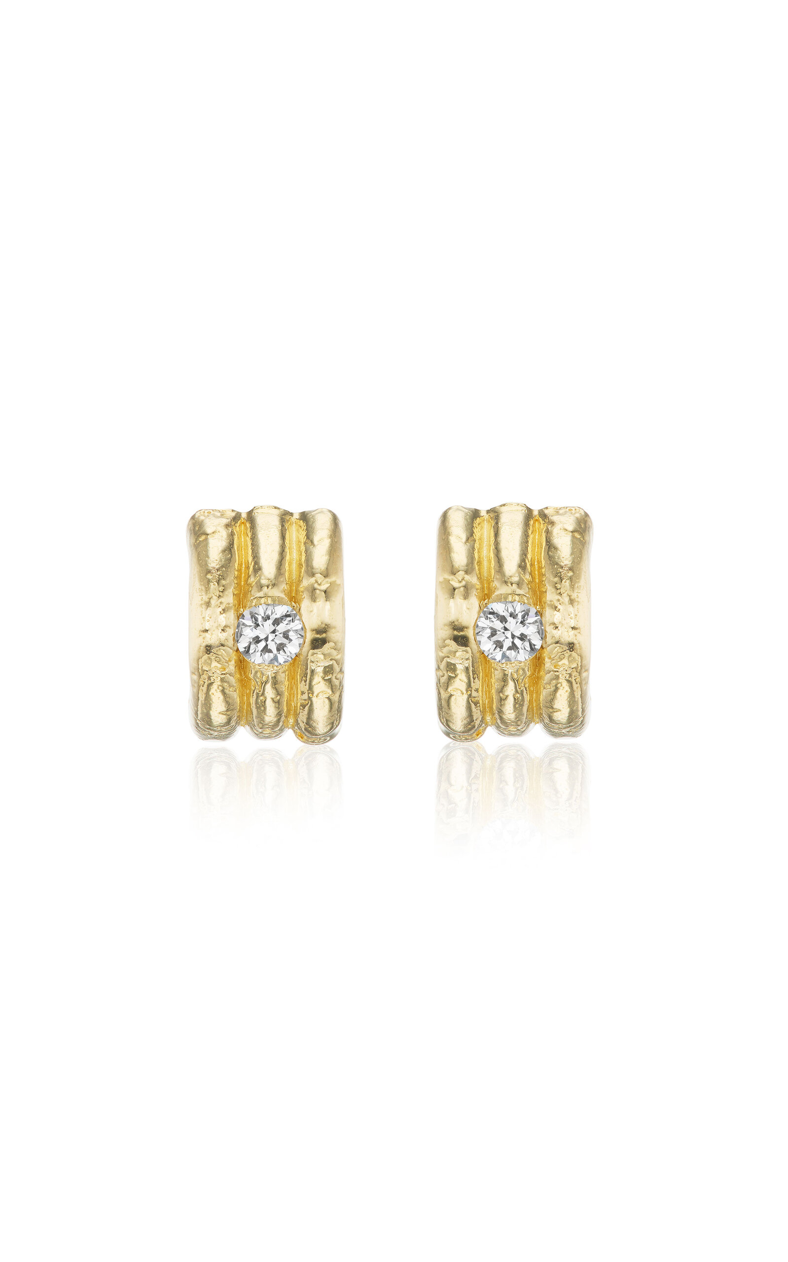 Reverie VI 14K Yellow Gold Diamond Earrings