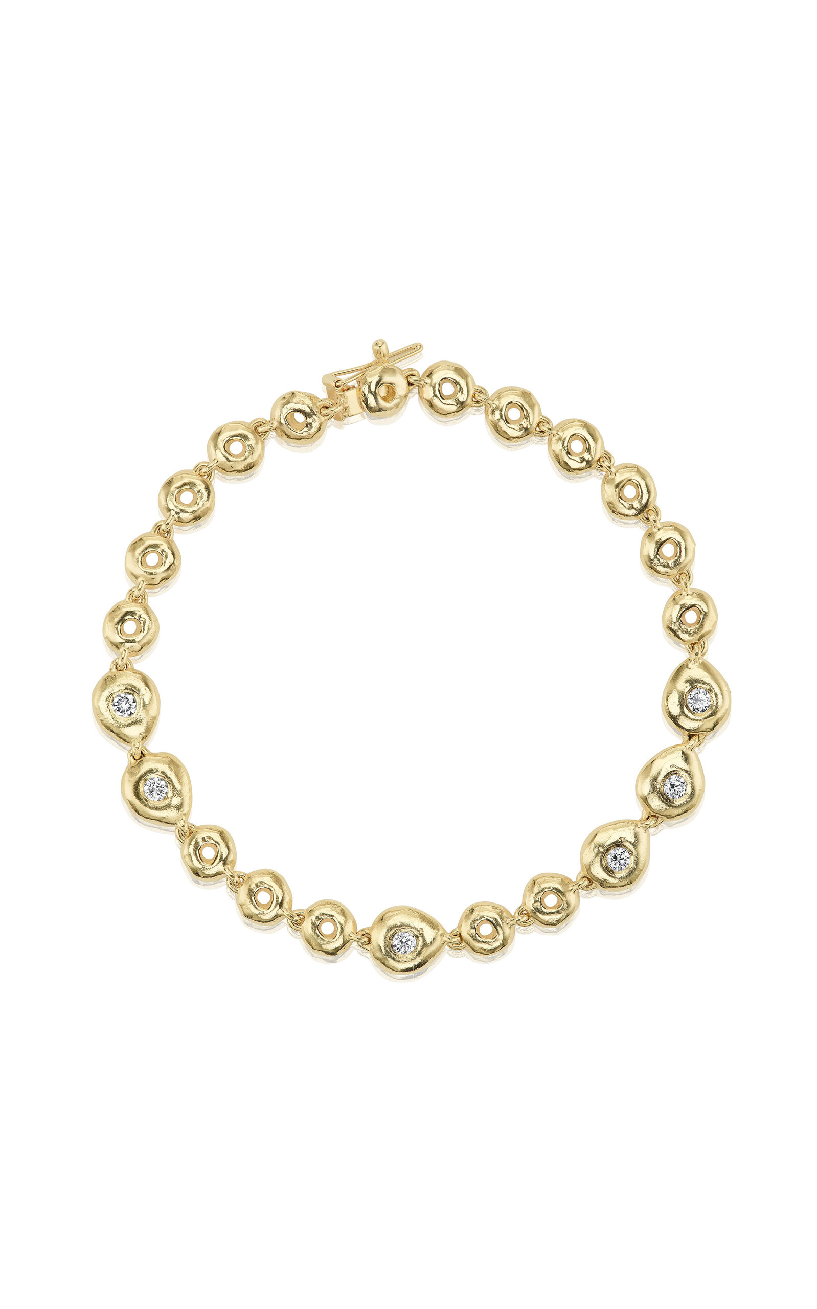 Reverie III 14K Yellow Gold Diamond Tennis Bracelet