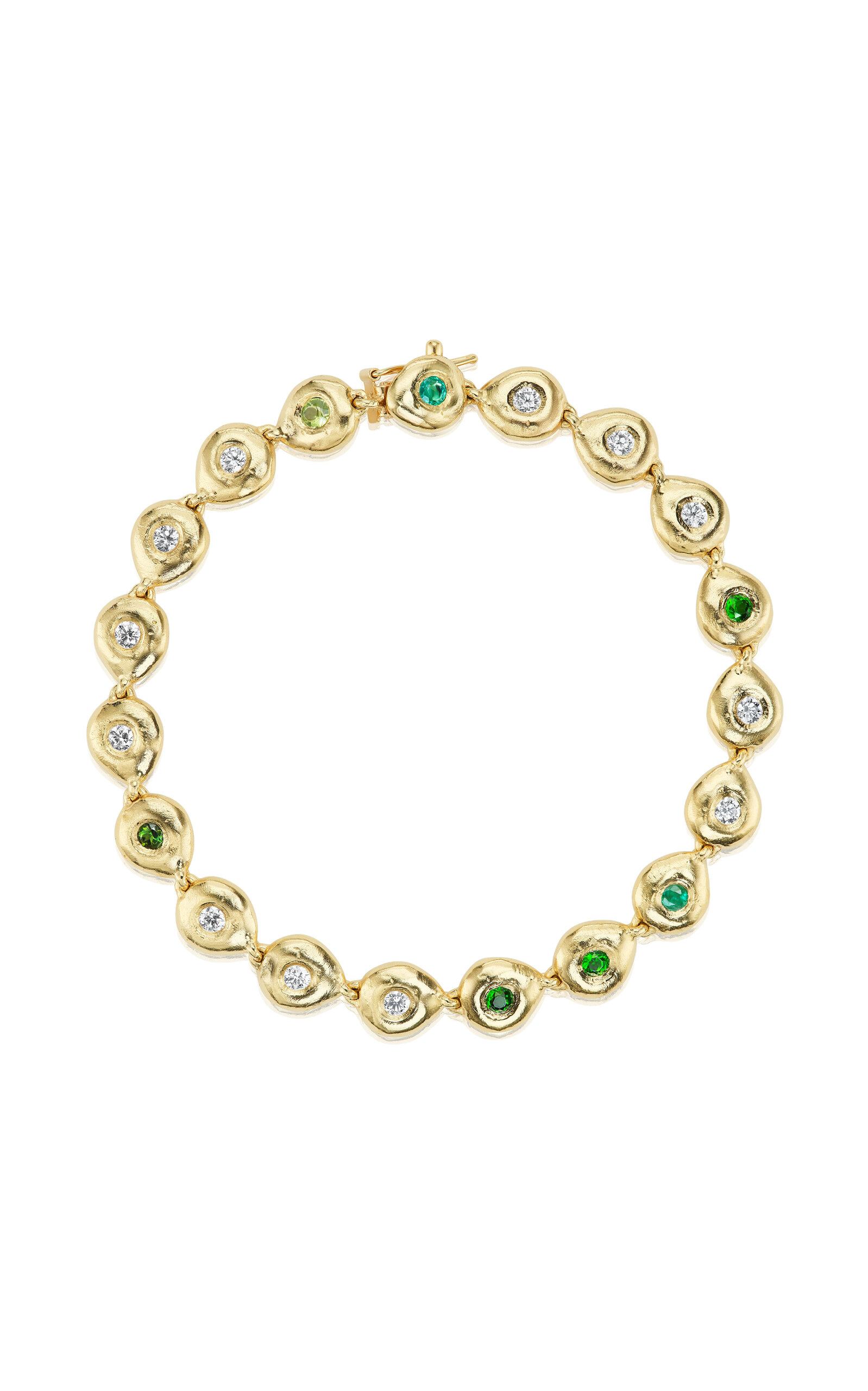 Reverie II 14K Yellow Gold Multi-Gem Tennis Bracelet