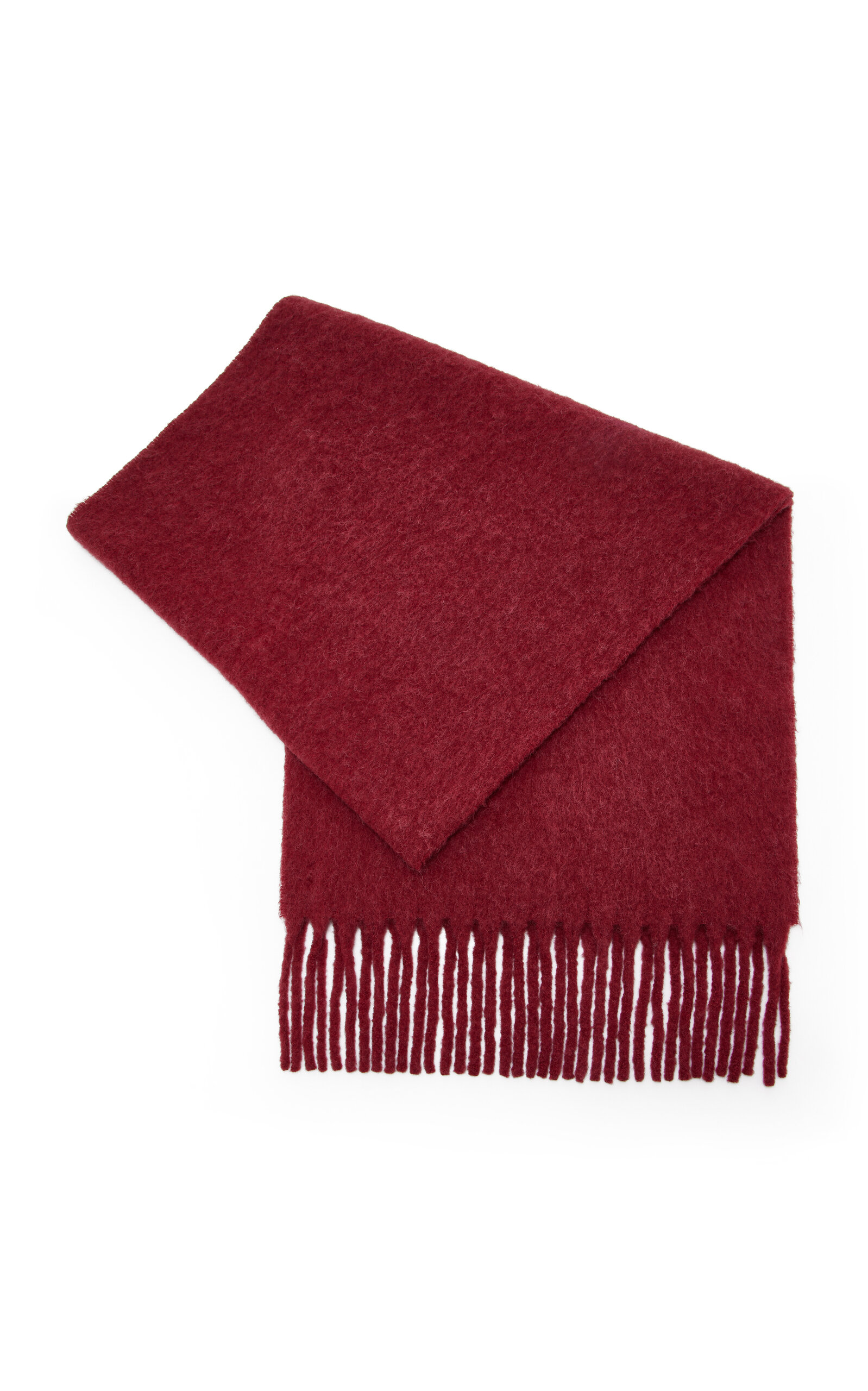 Totême Alpaca-wool Wide Scarf In Red