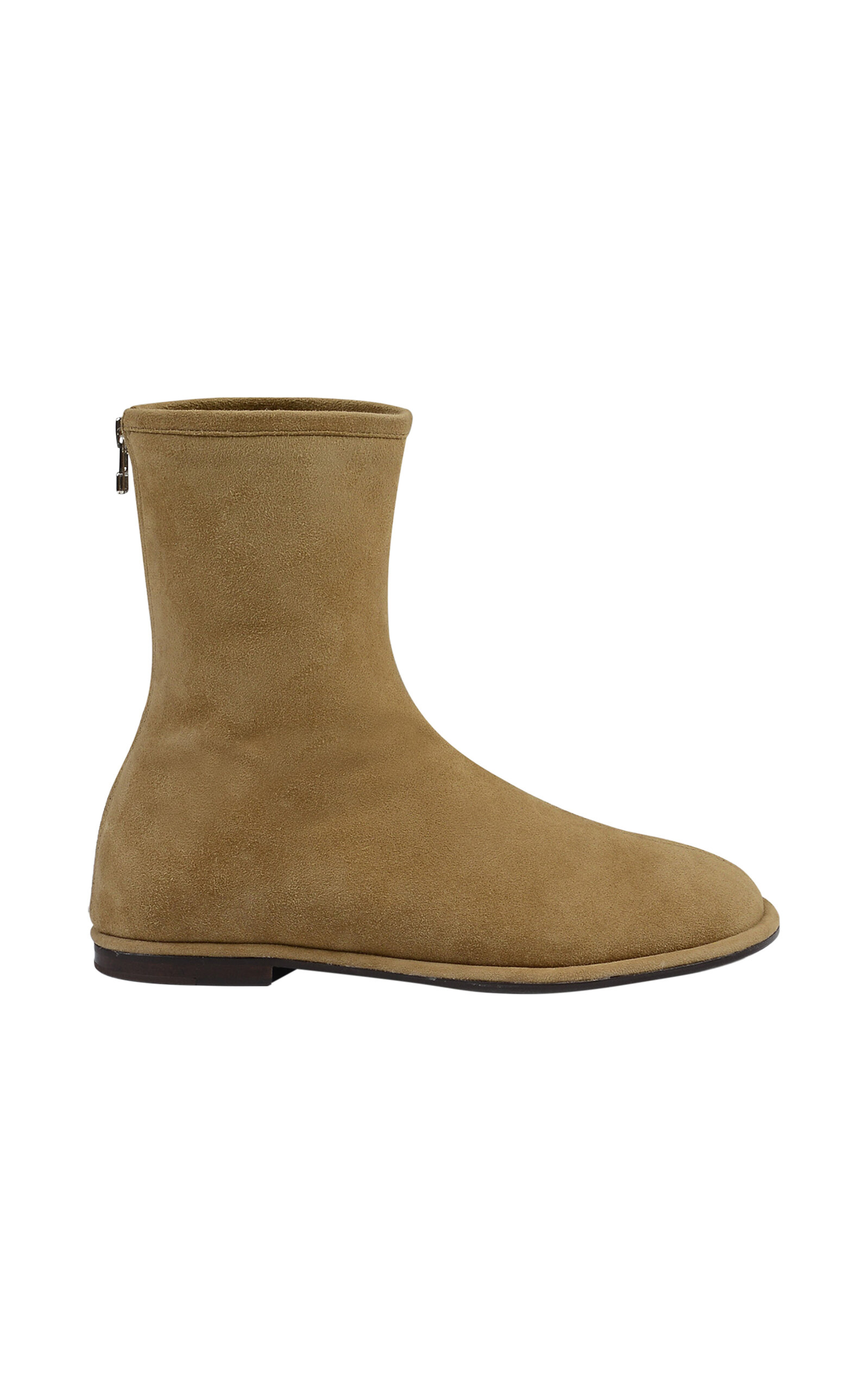 SALONDEJU FLAT WELT SUEDE BOOTS
