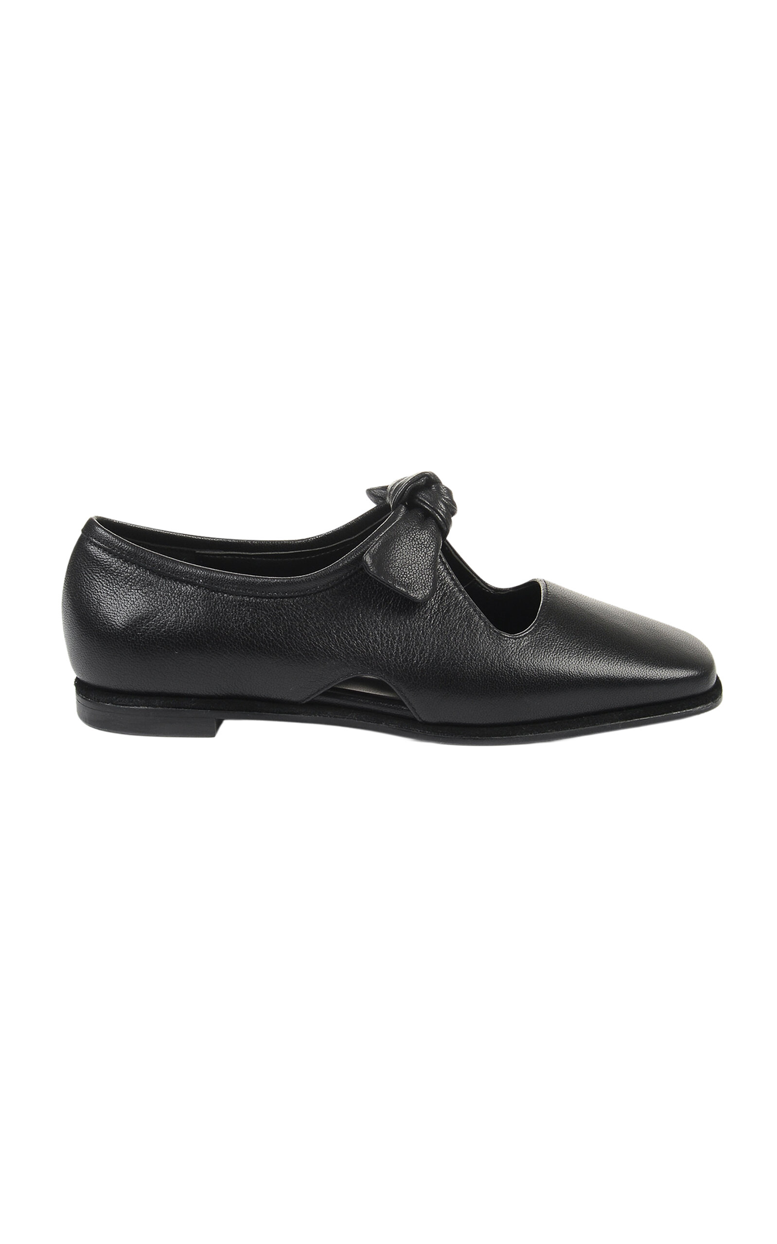 SALONDEJU RUDY KNOT LEATHER FLATS