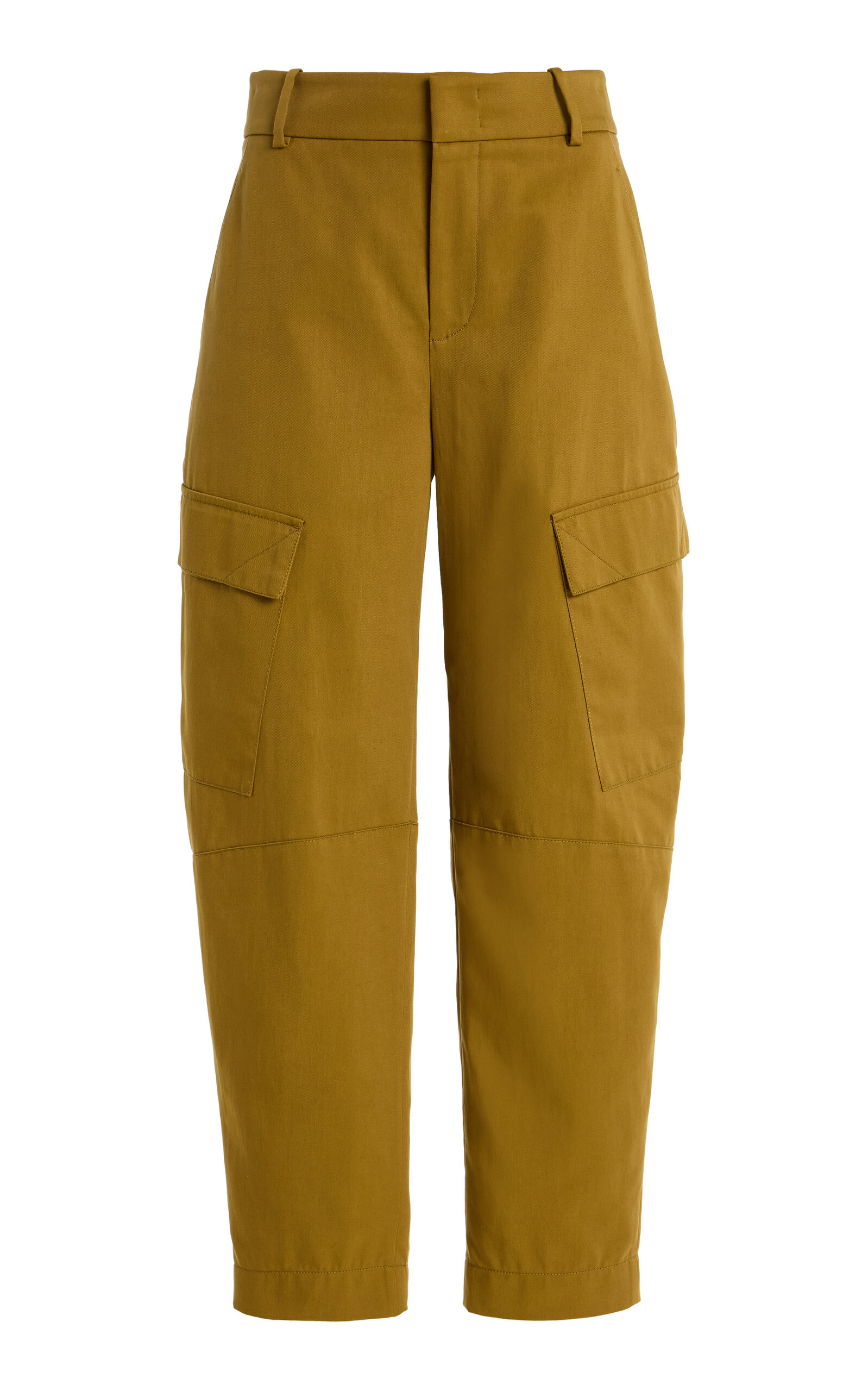 Another Tomorrow Cargo Pants In Yellow