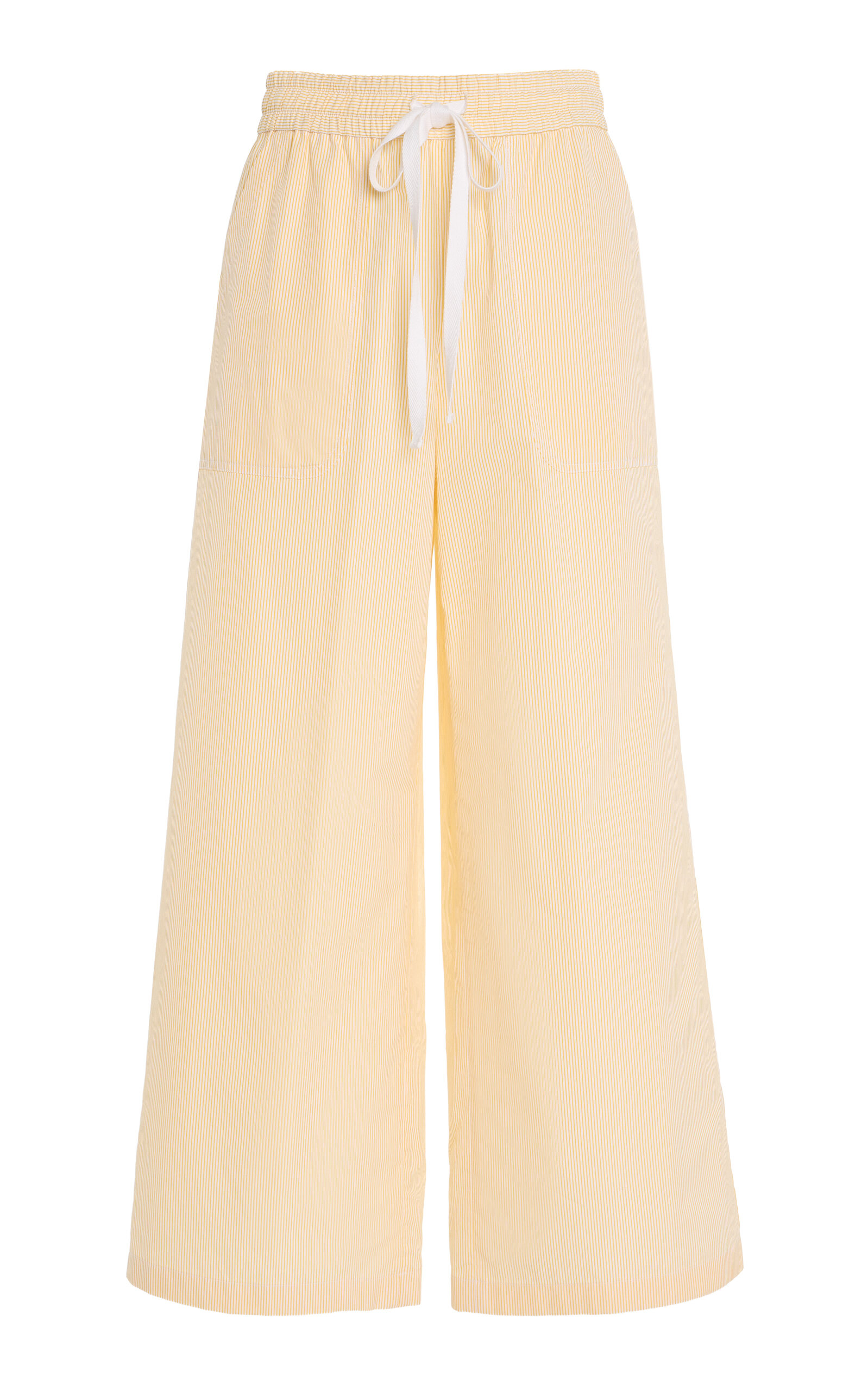 TWP Main St Mid-Rise Straight-Leg Pants - Yellow - Women's Clothing