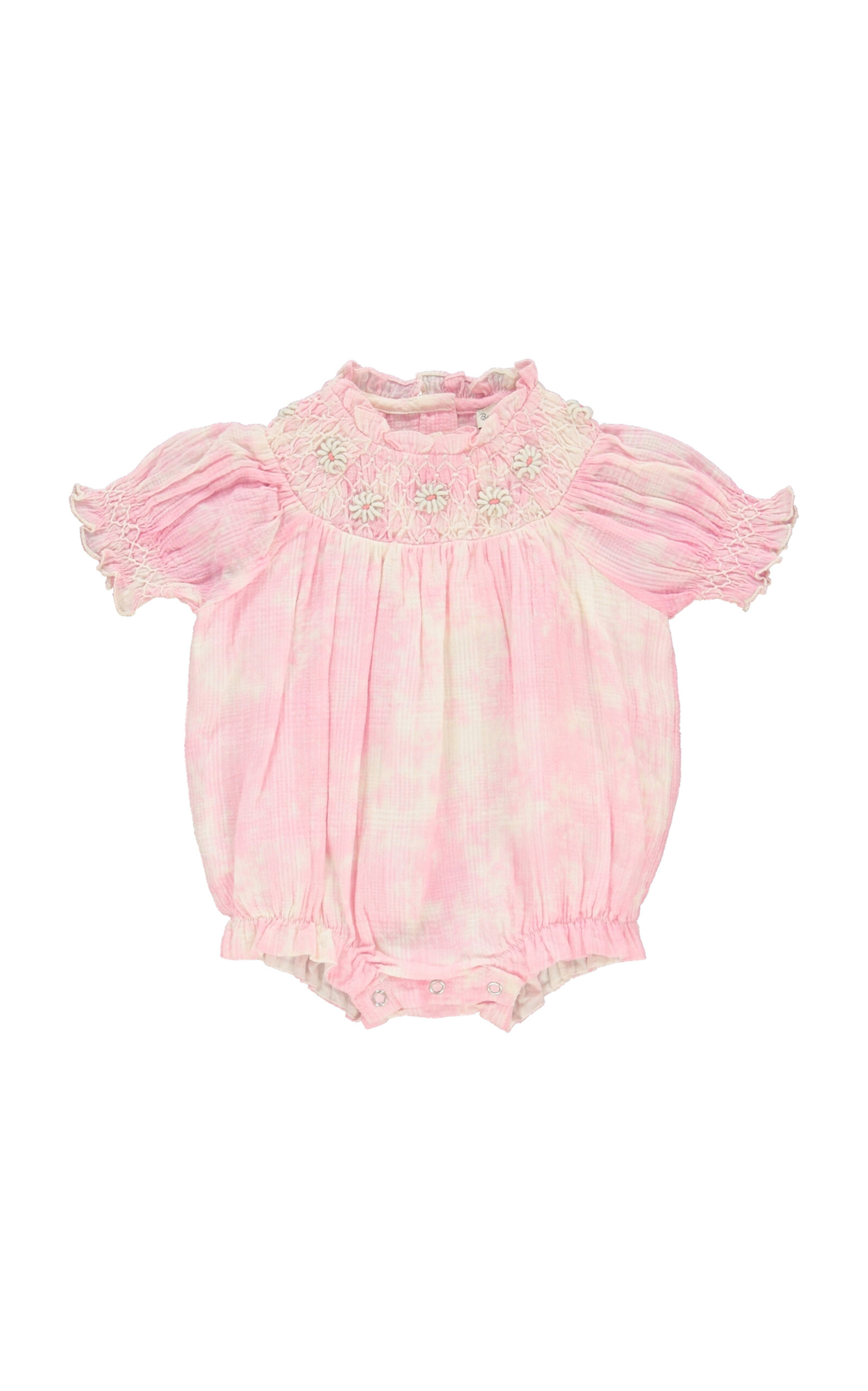 Bebe Organic Melody Tie-Dyed Cotton Romper