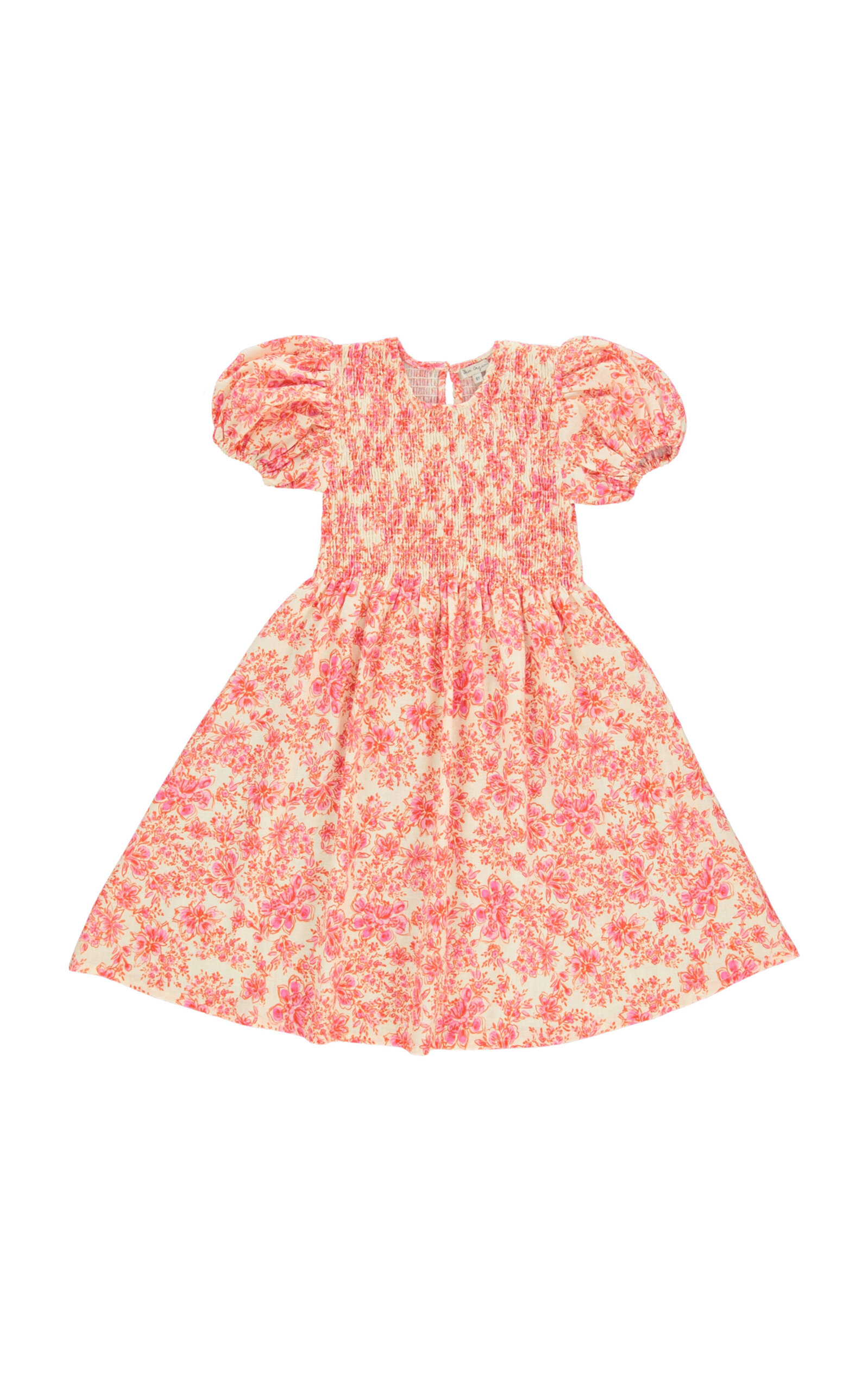 Bebe Organic Fleurine Kids'Cotton-Linen Dress