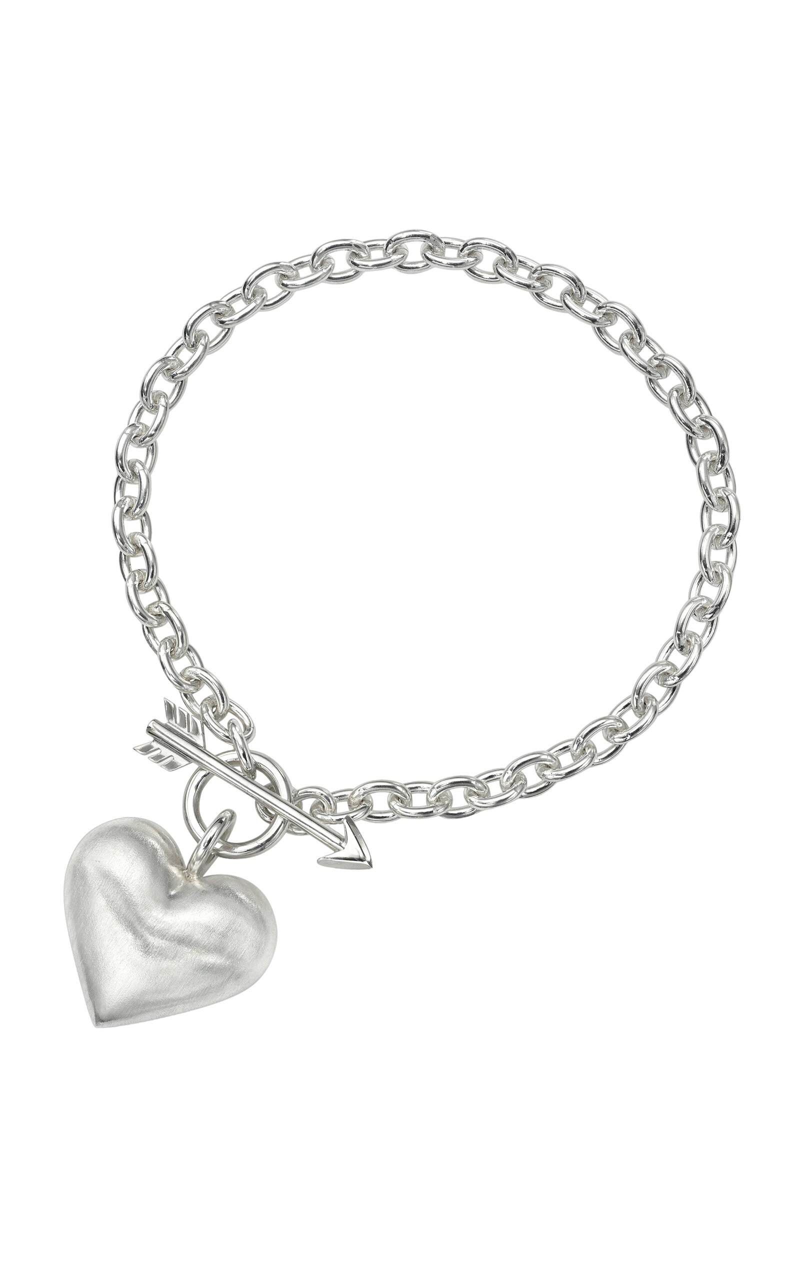 Cupid's Heart Sterling Silver Bracelet