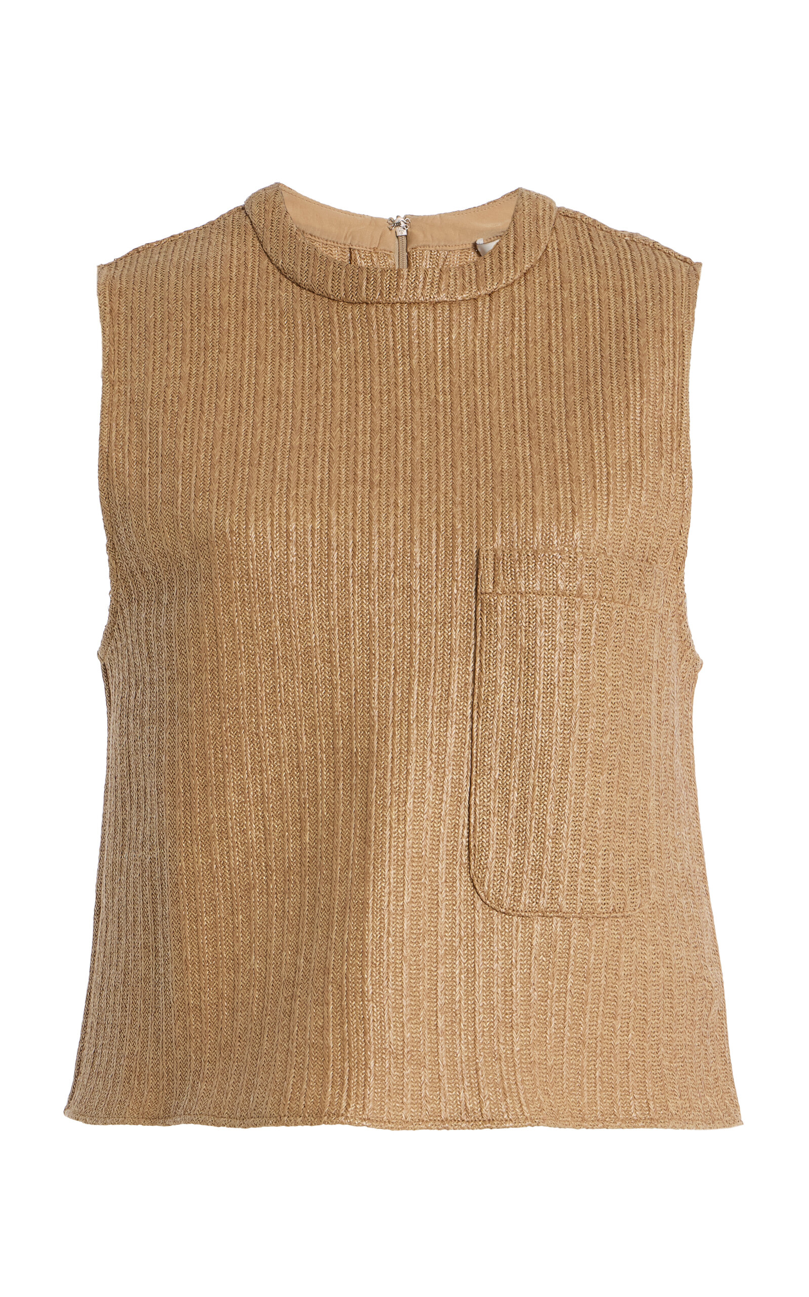 TWP Cropped Tank - Tan