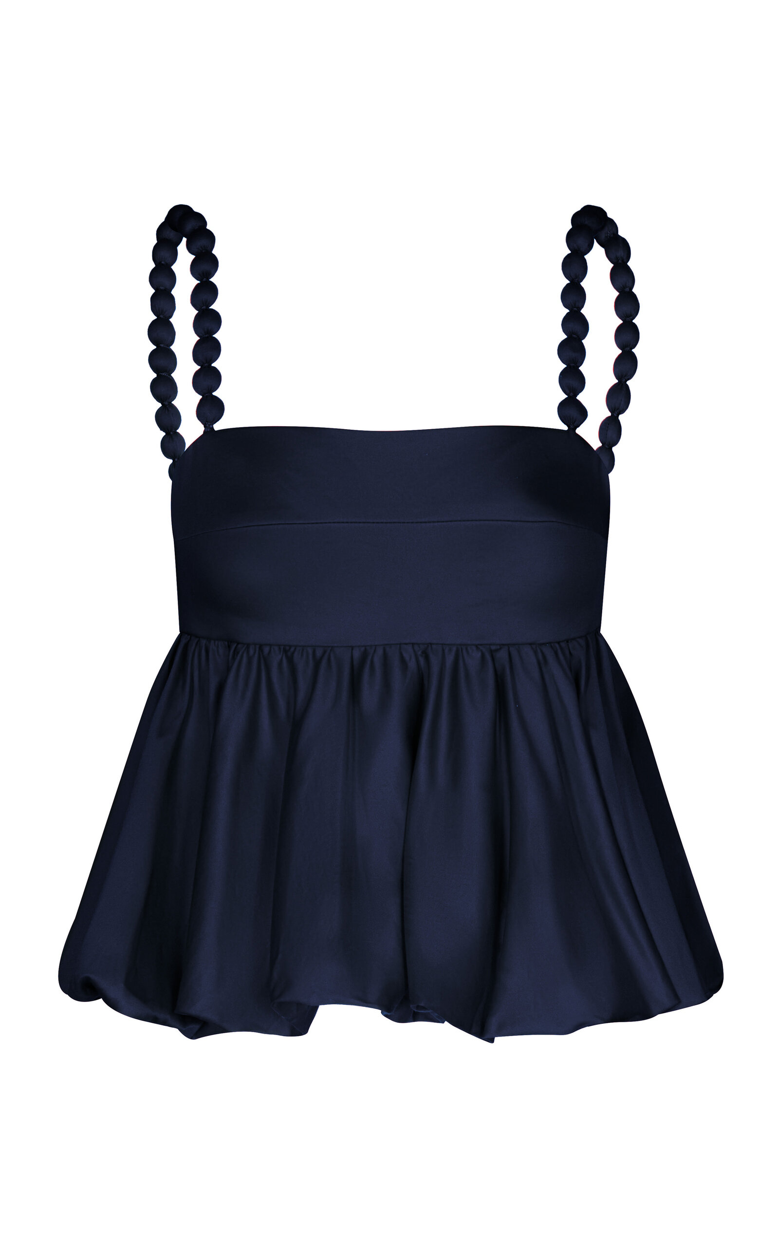 Andres Otalora Somos Dos Gathered Cotton-poplin Top