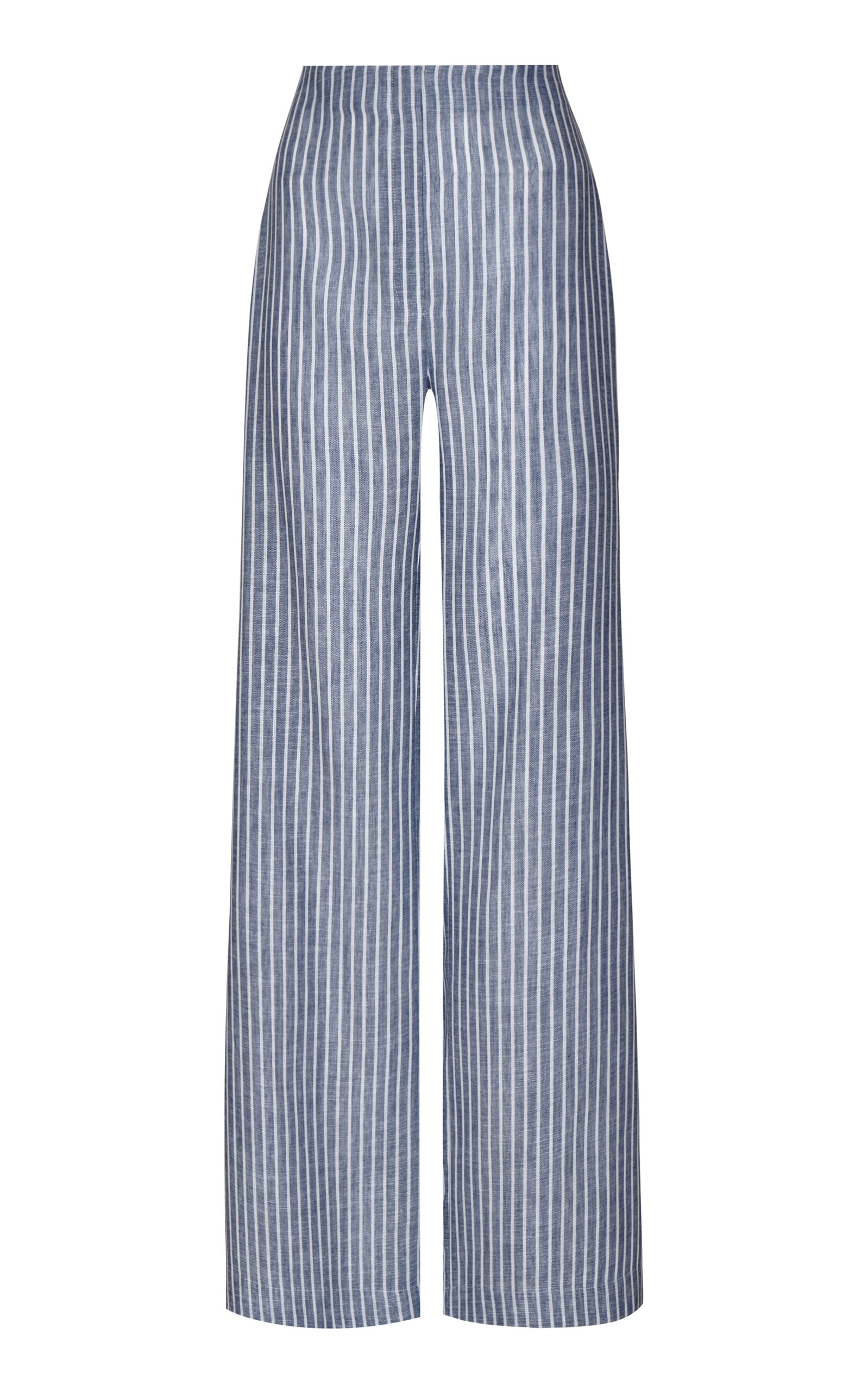 Andres Otalora Amor Profundo Striped Wide-Leg Pants