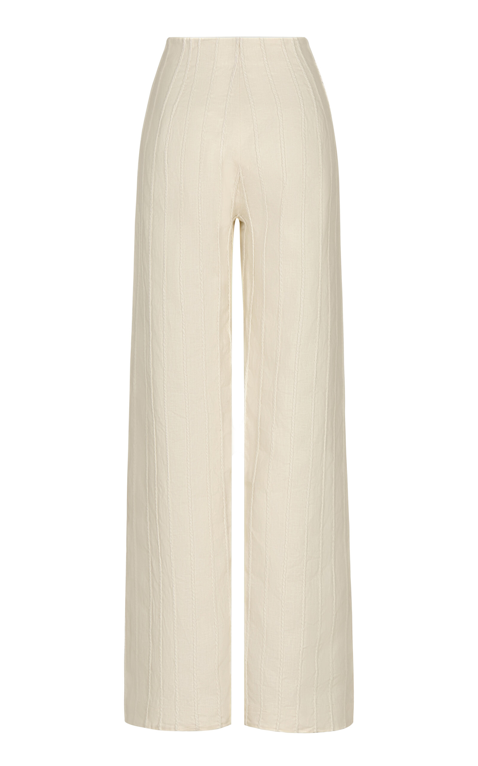 Andres Otalora Tuyo Linen Wide-Leg Pants