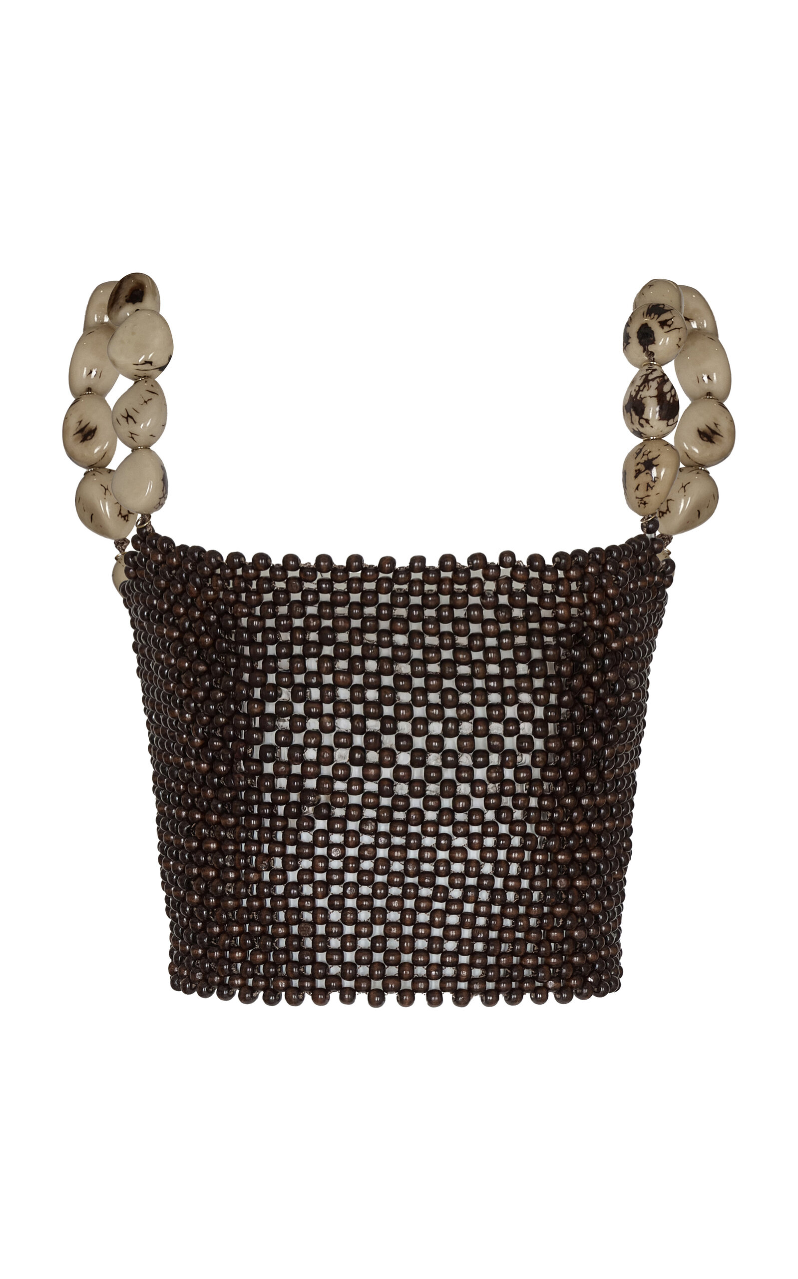 Shop Andres Otalora Caña Brava Hand-beaded Top