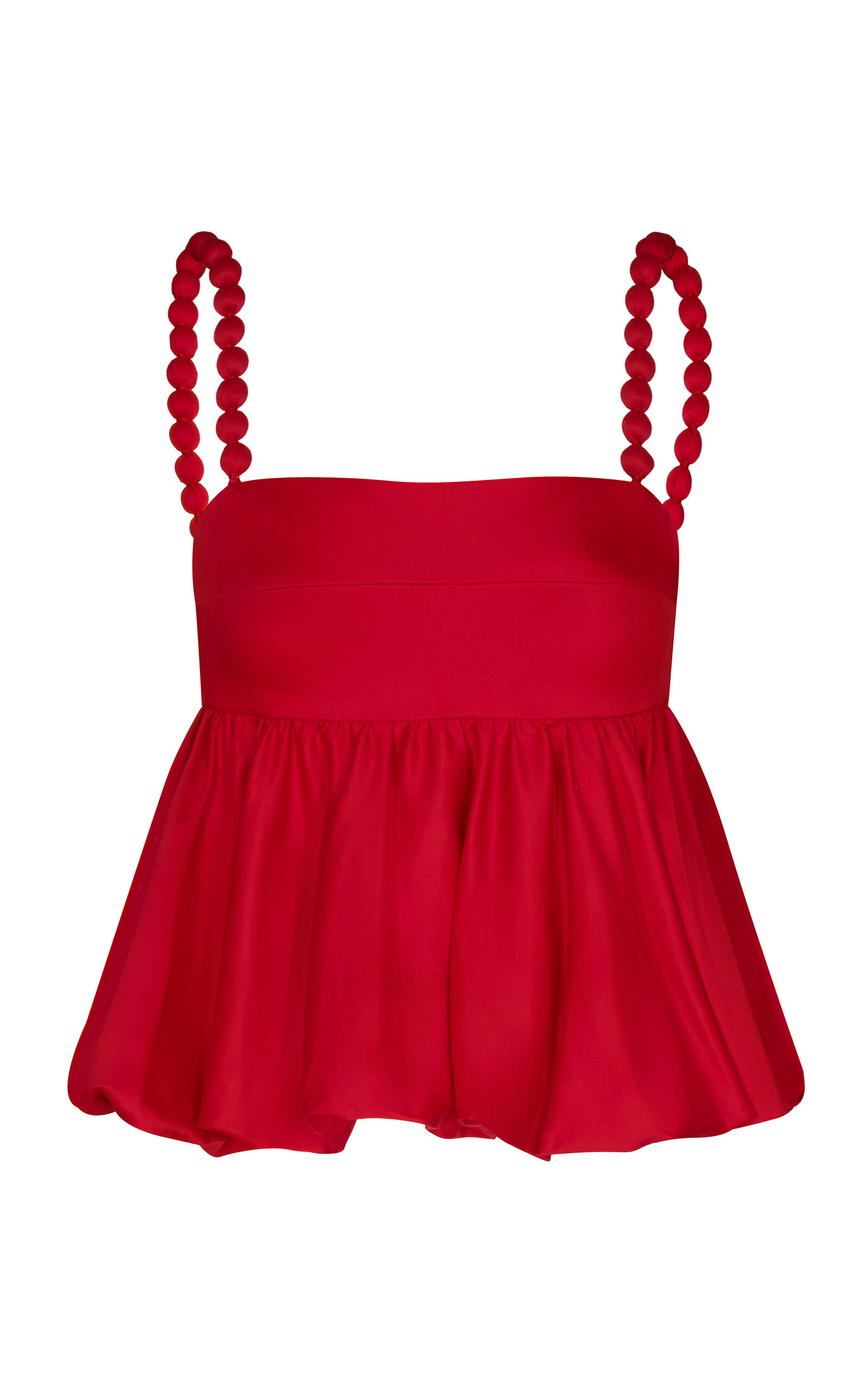 Andres Otalora Somos Dos Gathered Cotton-poplin Top
