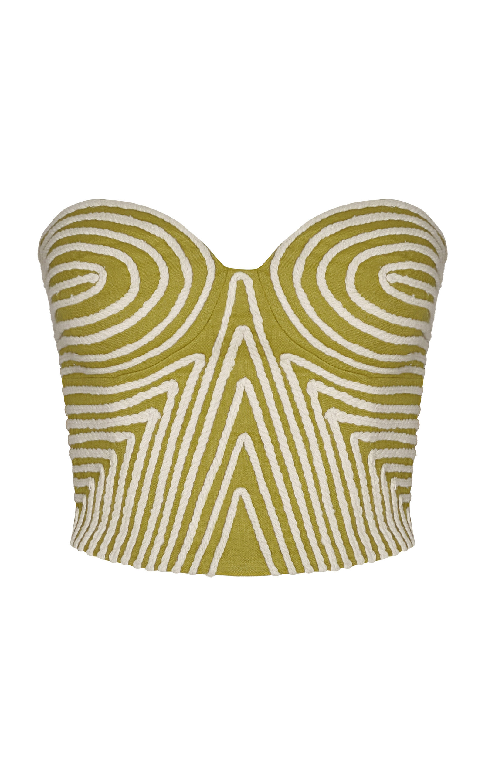 Andres Otalora Y Limon Embroidered Linen Top