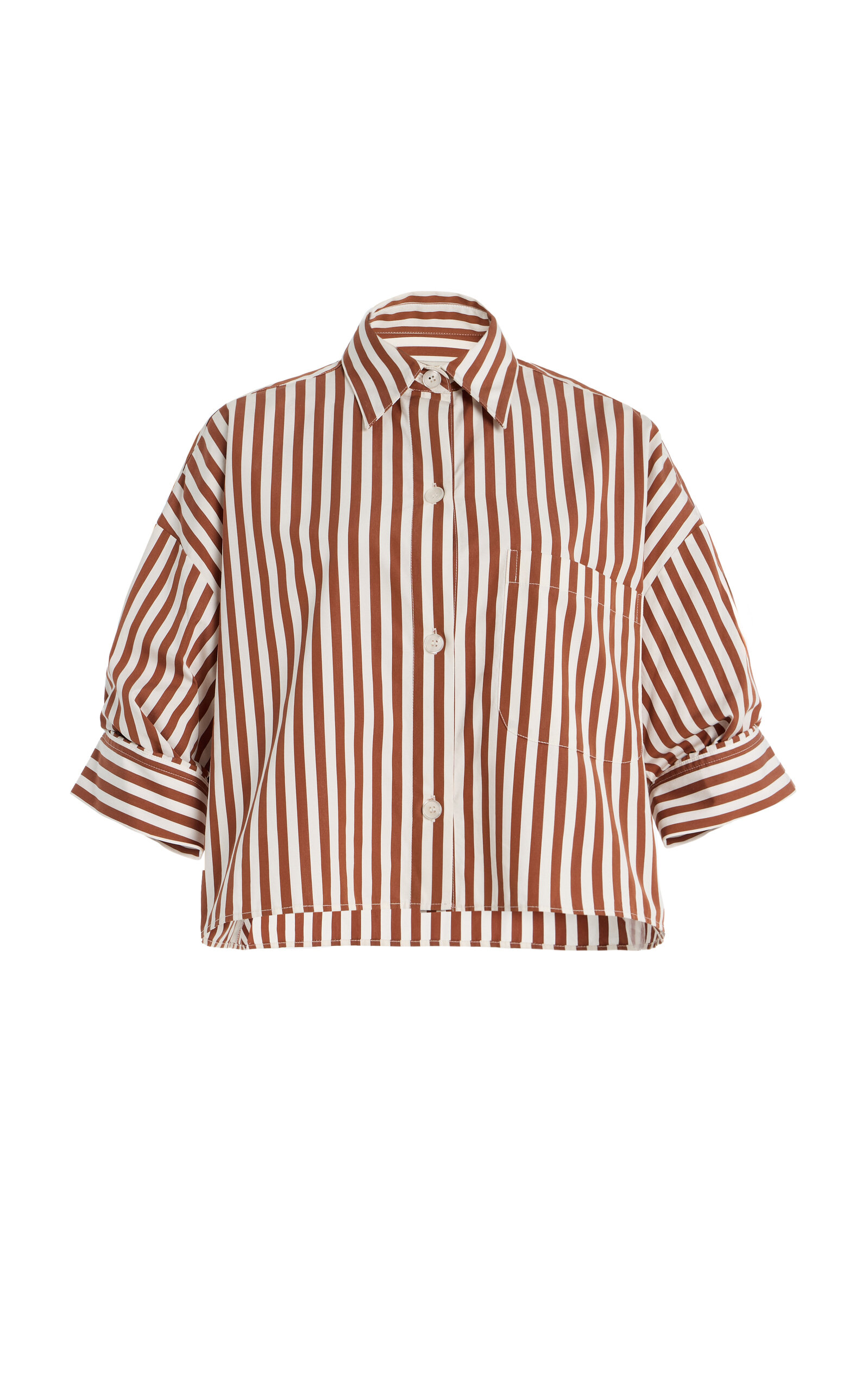TWP Next Ex Cotton Shirt - Stripe - M/L