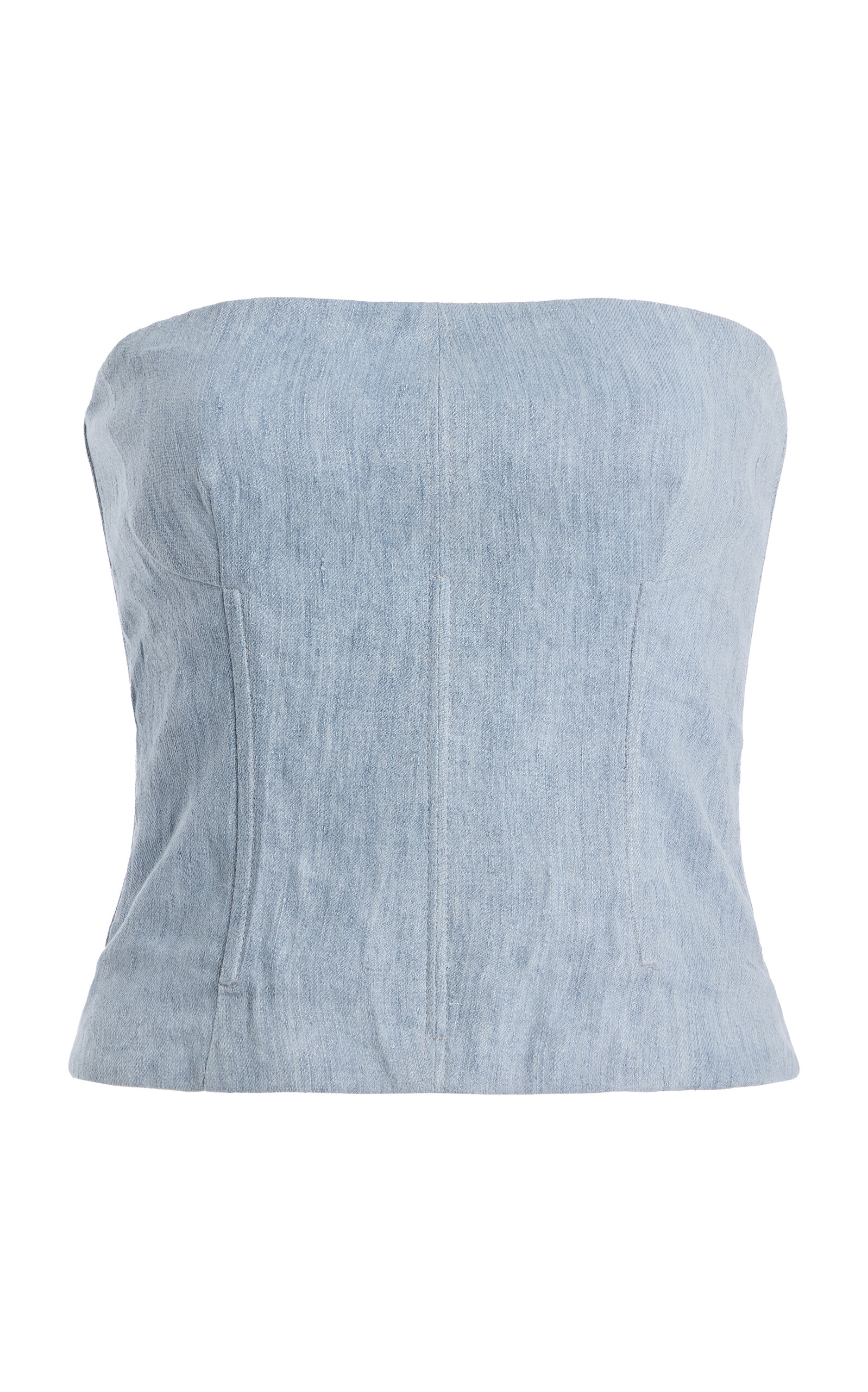 TWP Jillian Bustier Top - Light Blue