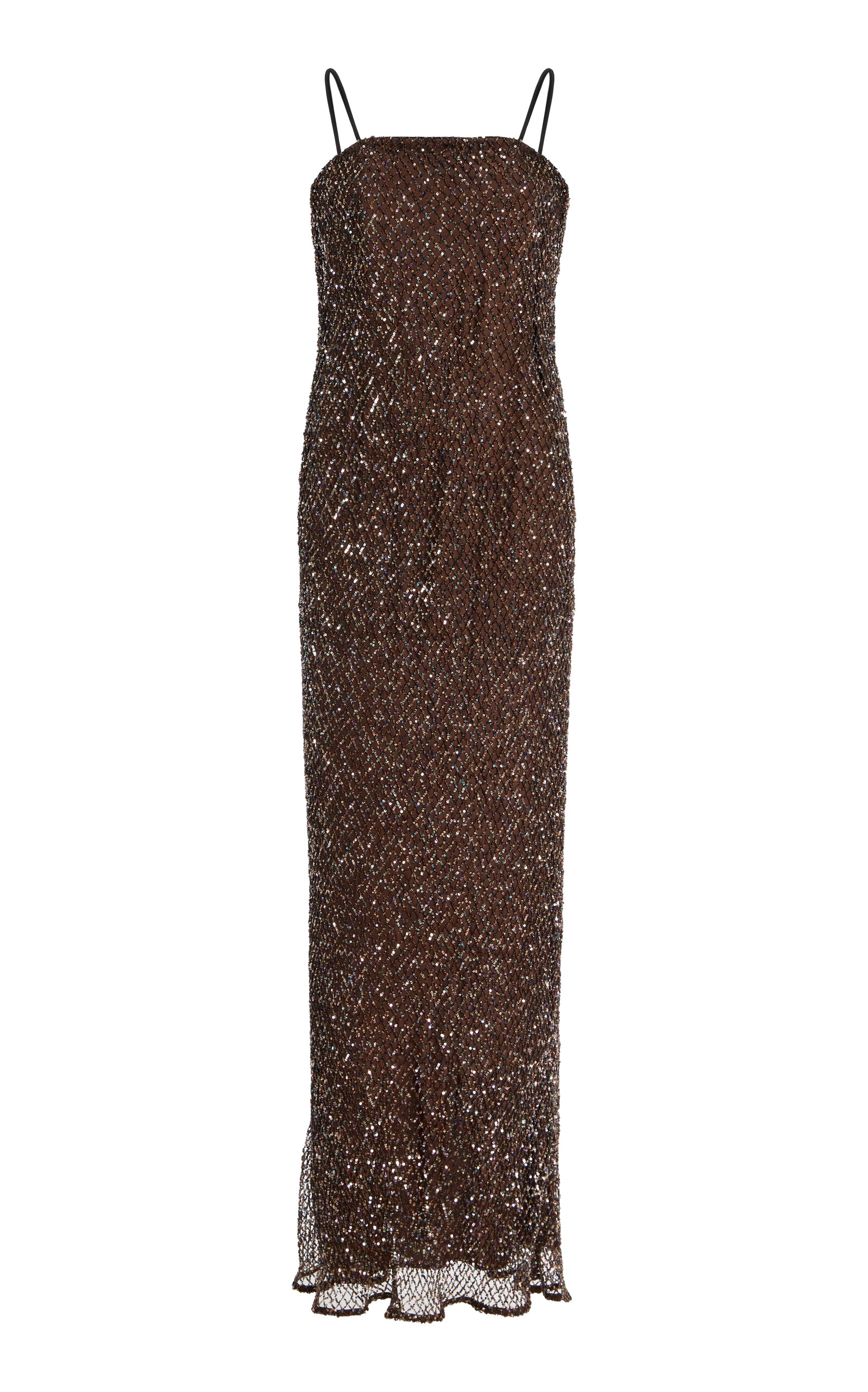 TWP Carolyns Cotton Maxi Dress - Gold