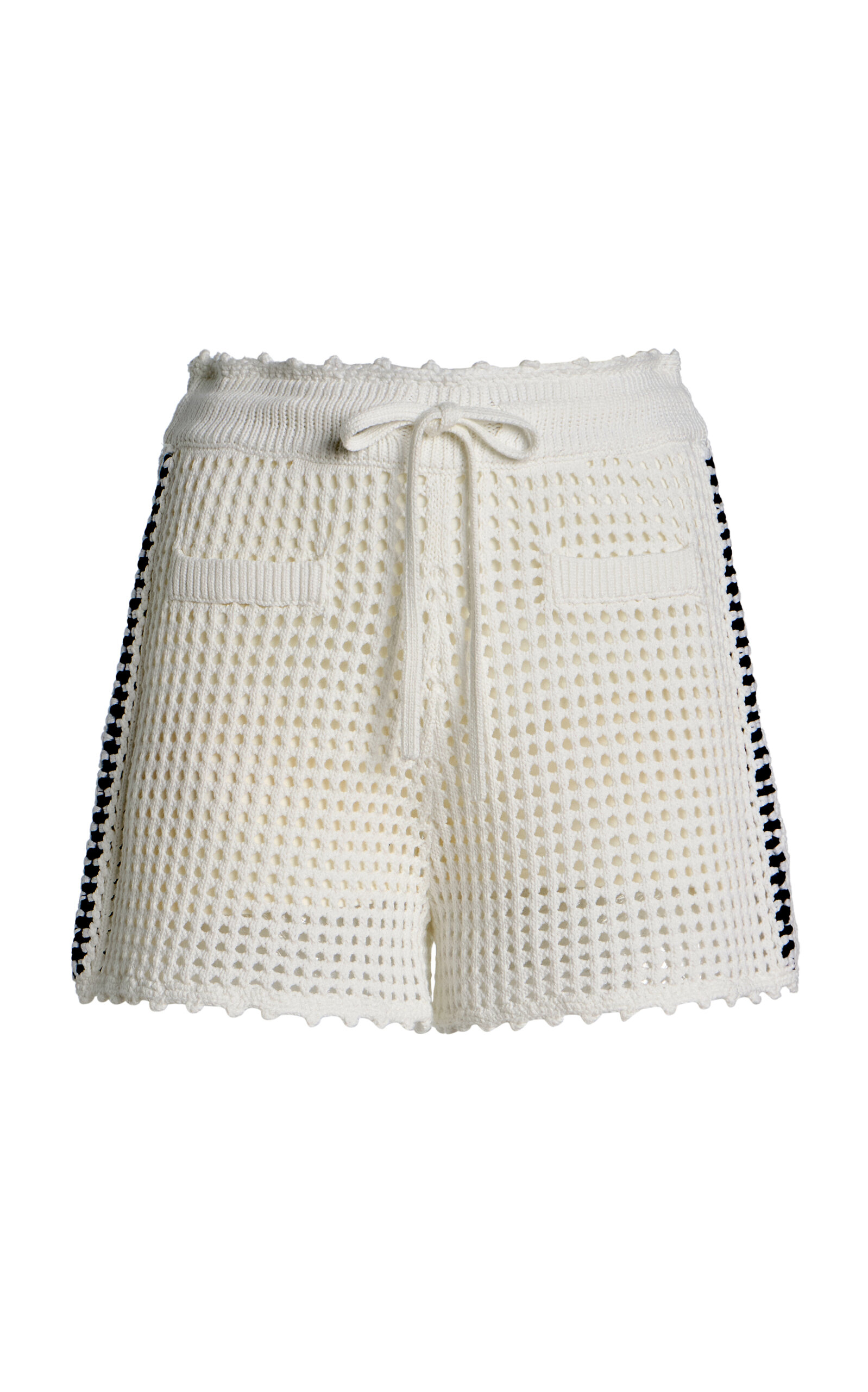 Simkhai Hadley Cotton-blend Shorts In White