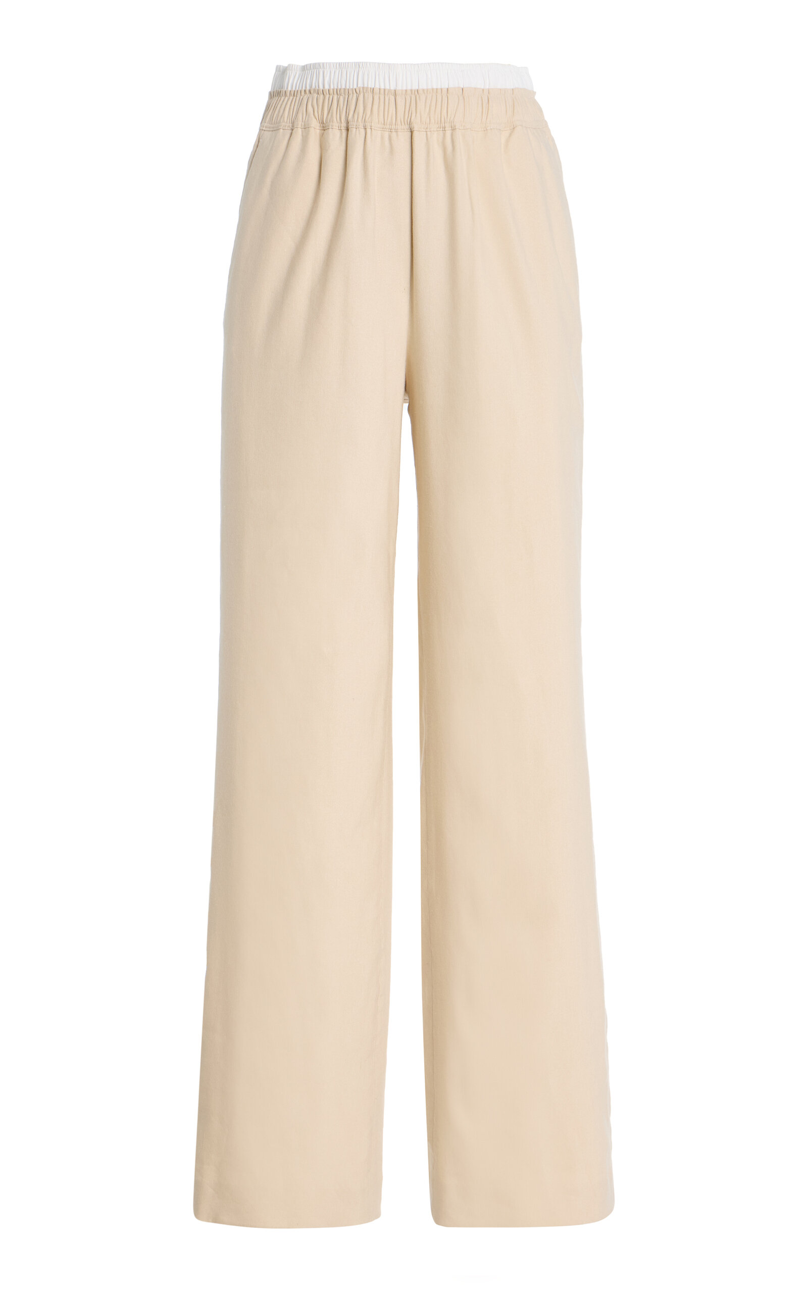 SIMKHAI Bristol Linen Pants - Nude