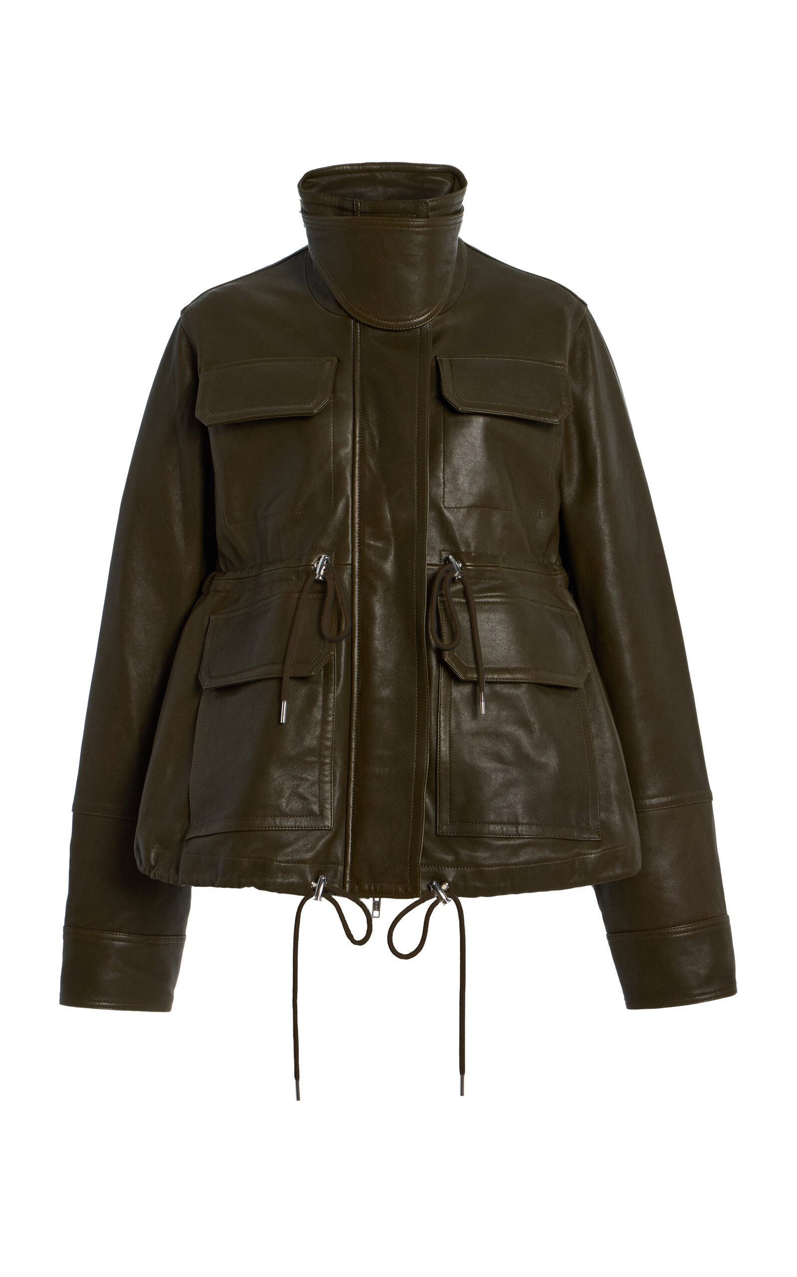 Leather Military Jacket