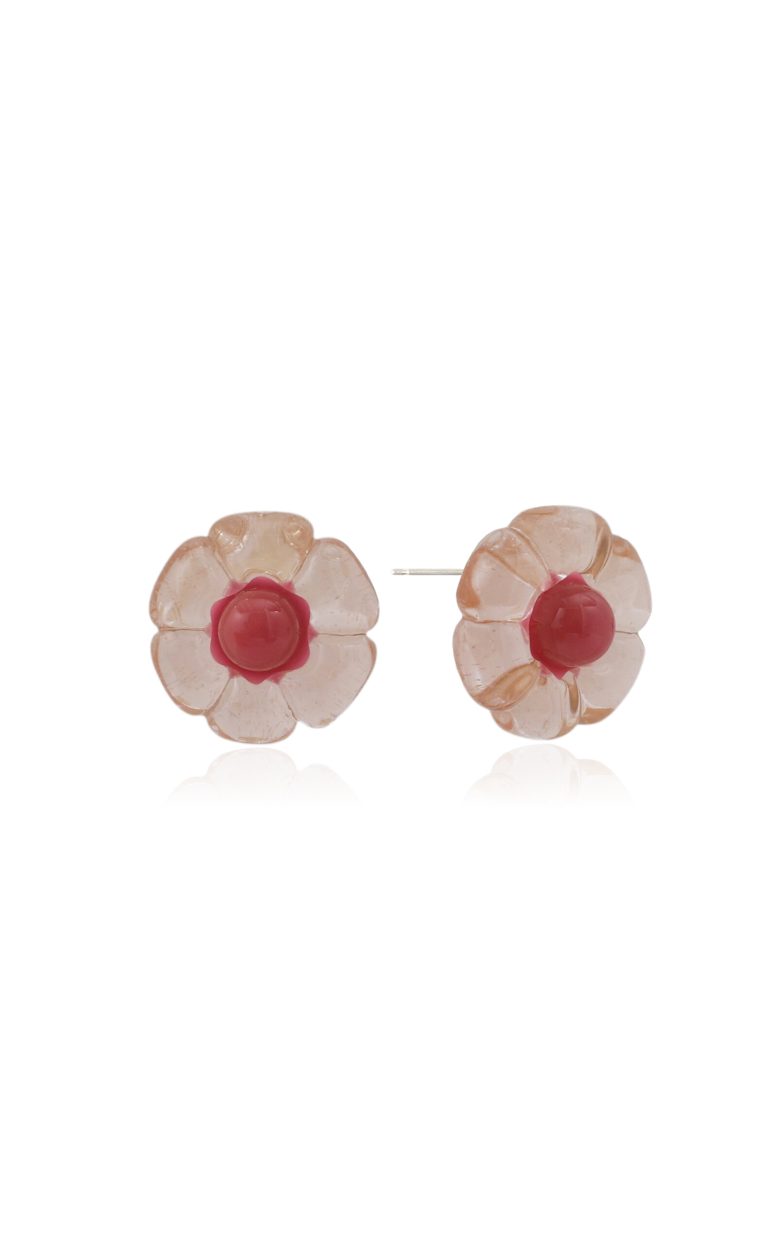 Flower Glass Earrings