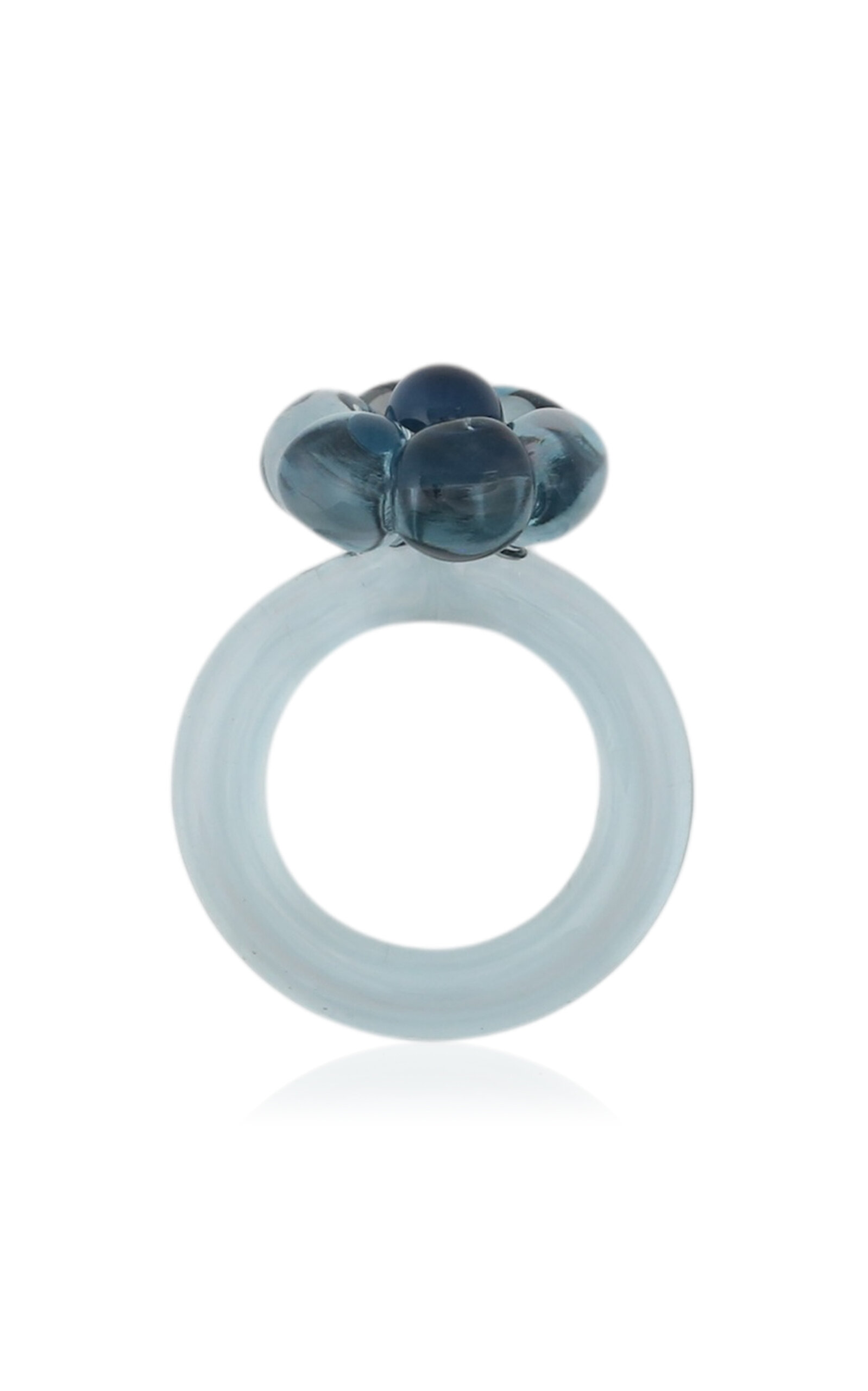 Flower Glass Ring