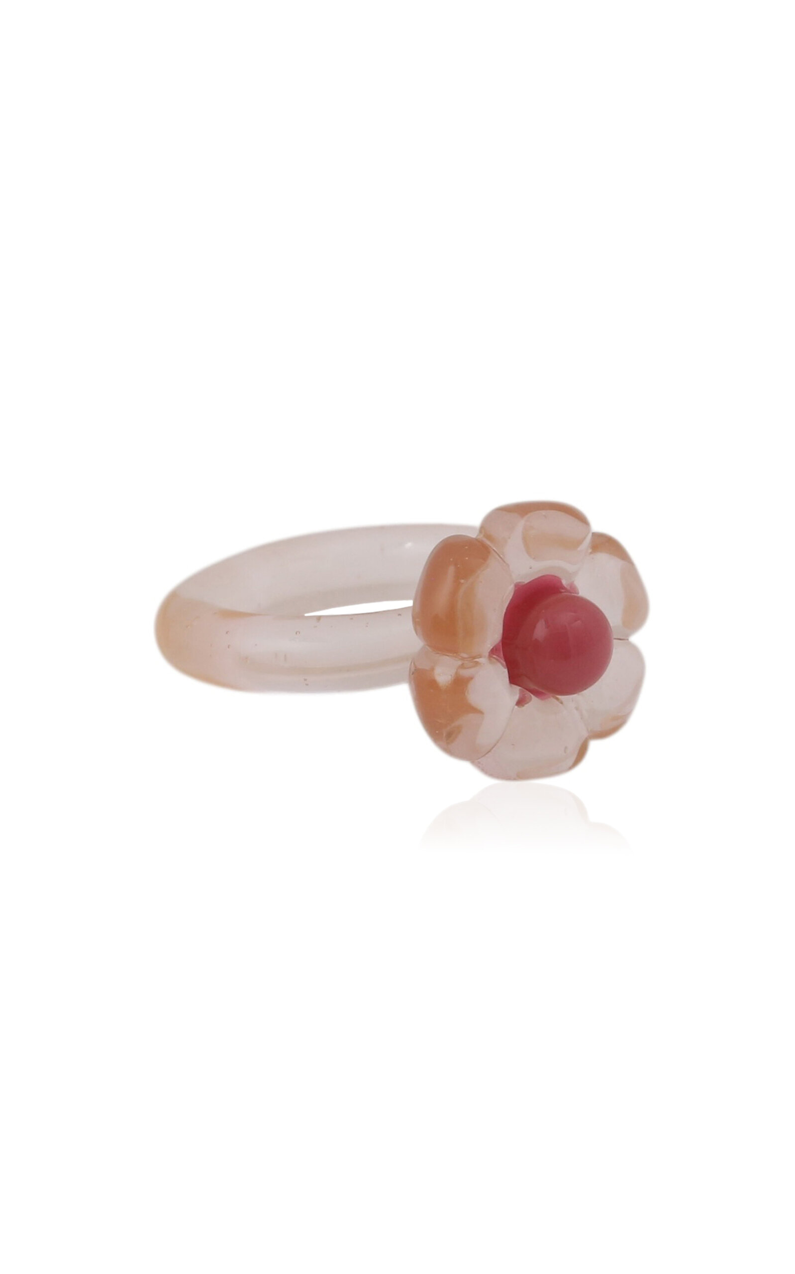 Flower Glass Ring
