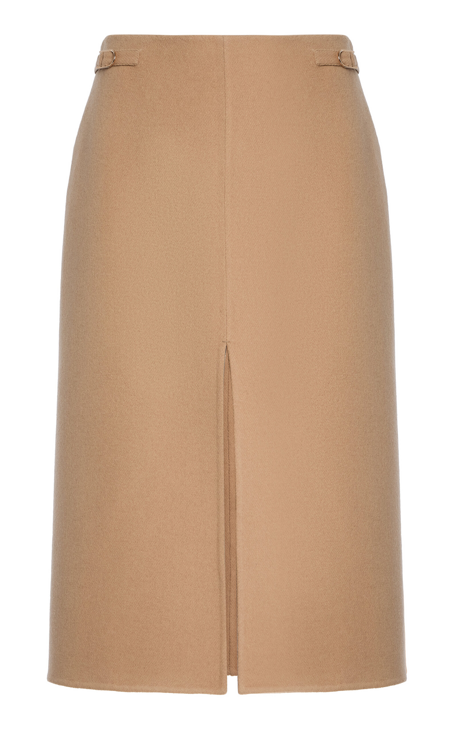 Gabriela Hearst Morelos Cashmere Midi Skirt In Brown