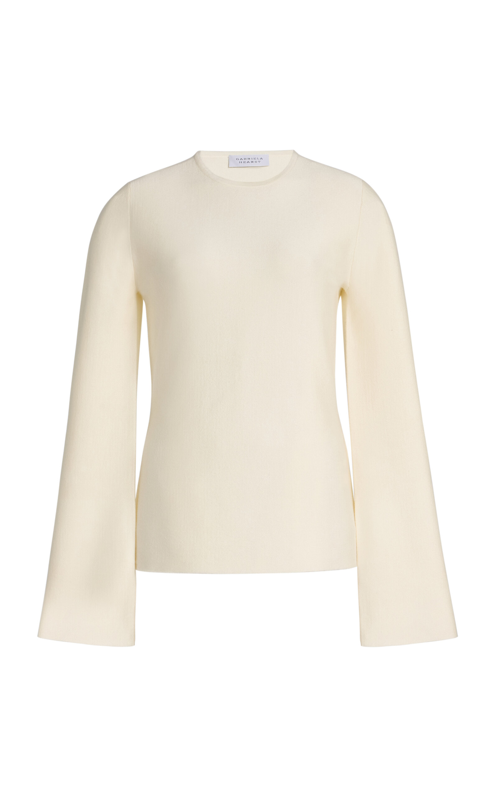 Gabriela Hearst Mason Wool-cashmere Top In Neutral