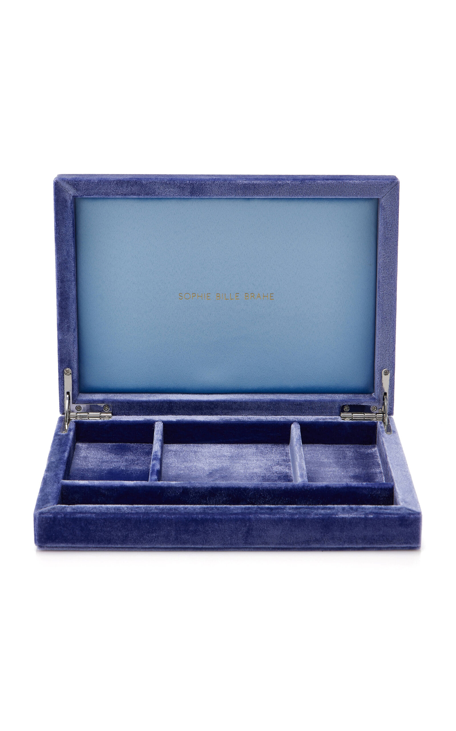 Sophie Bille Brahe Trésor Velvet Jewelry Box In Purple