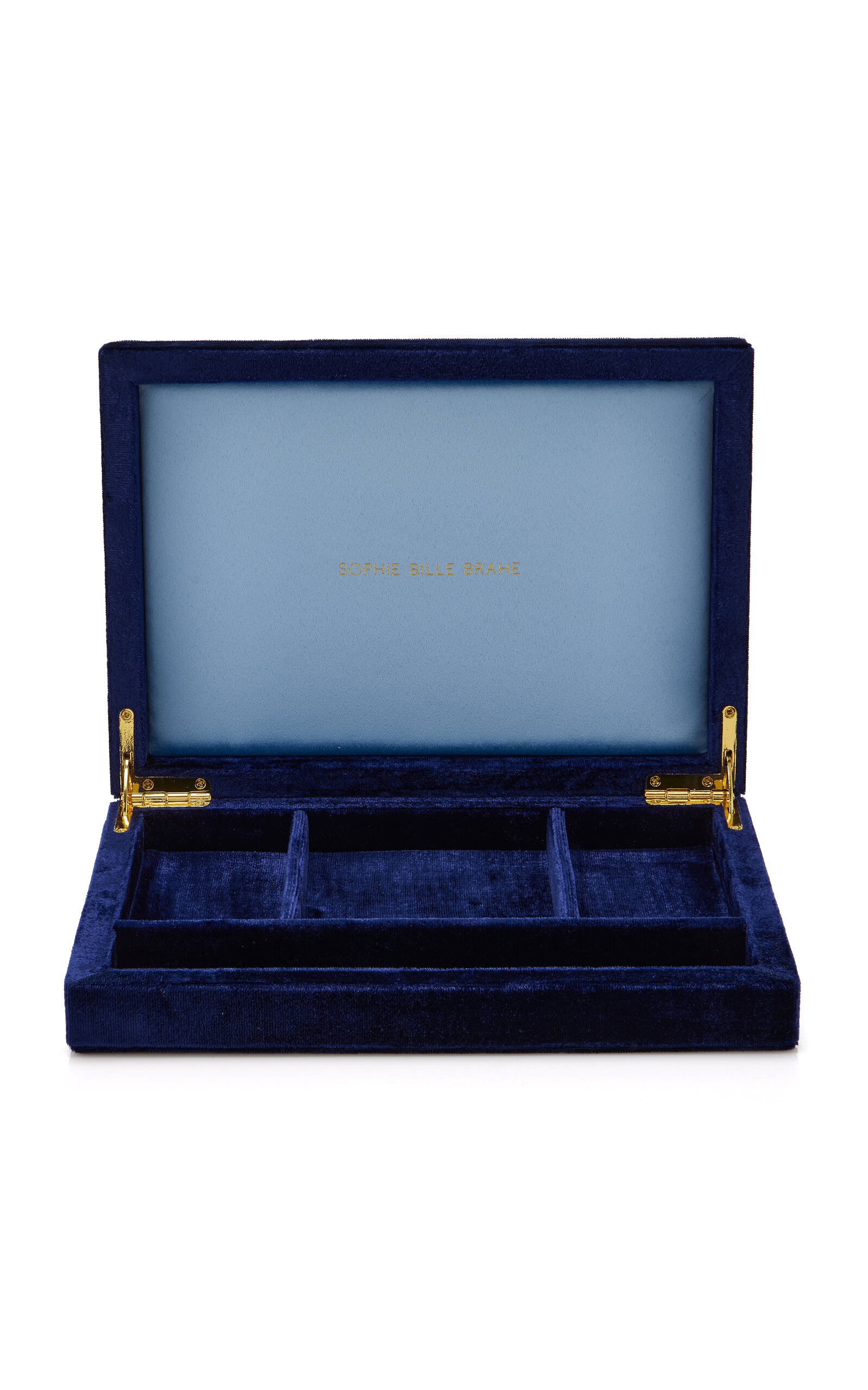 Sophie Bille Brahe Trésor Velvet Jewelry Box In Blue