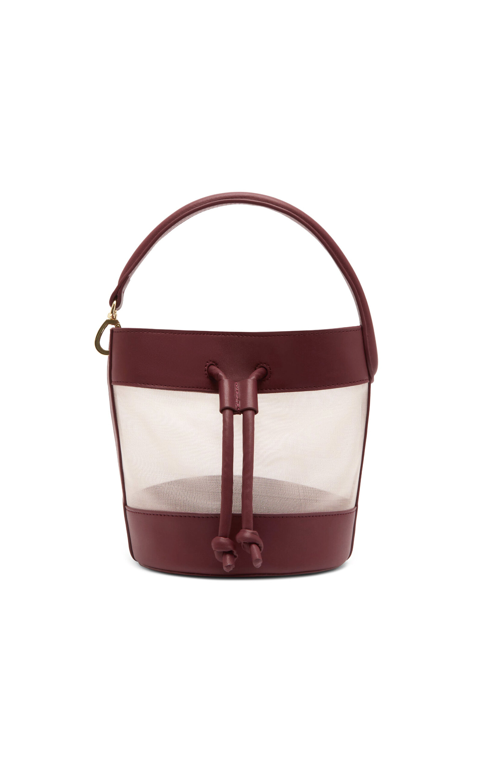 Iris Leather Bucket Bag