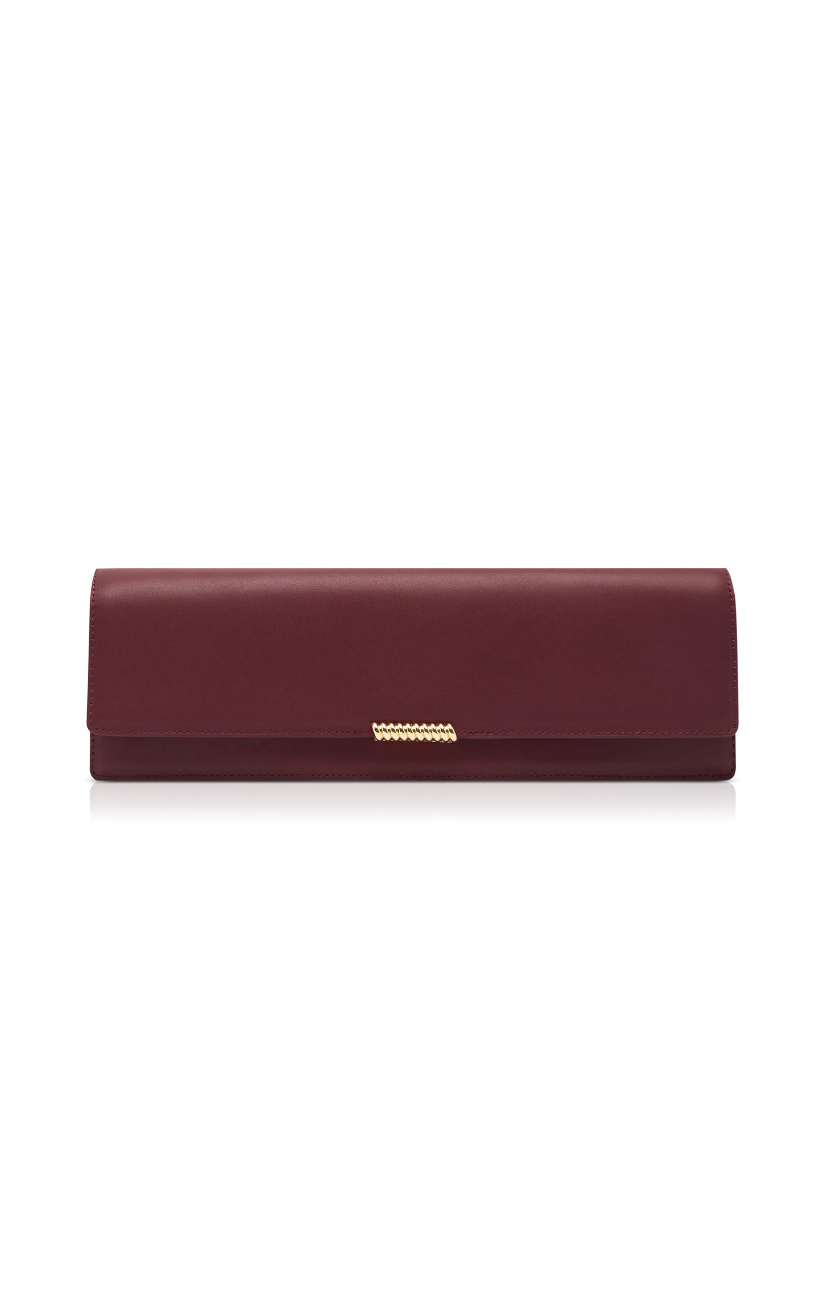 Helix Leather Mailbox Clutch
