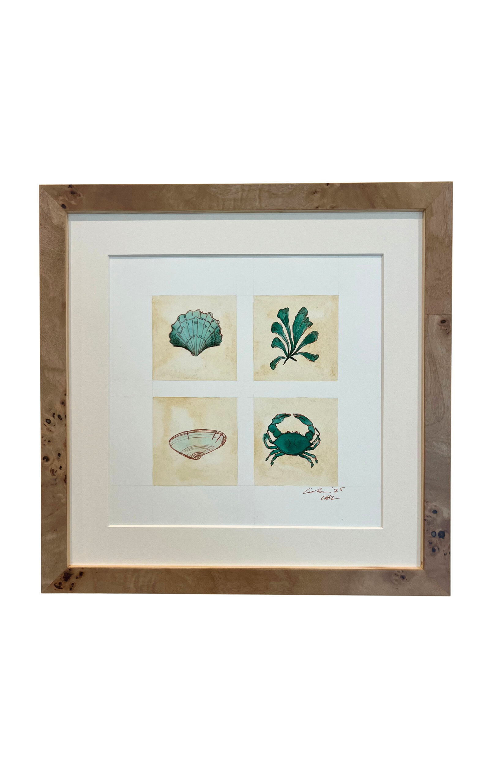 Lia Burke Libaire Shell Quad with Crab - Multi