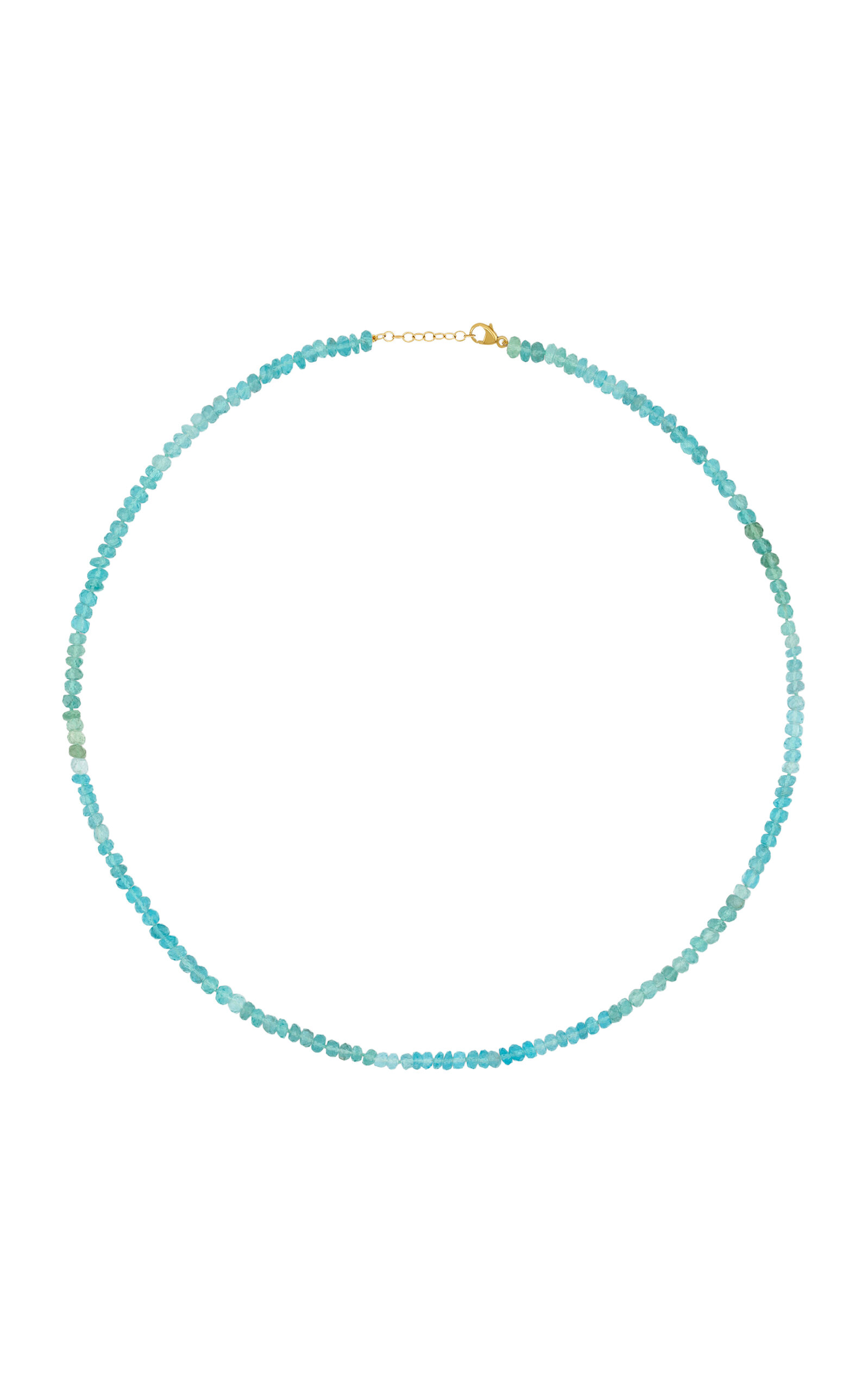 Jia Jia Arizona 14K Yellow Gold Apatite Necklace - Blue - OS - Moda Operandi
