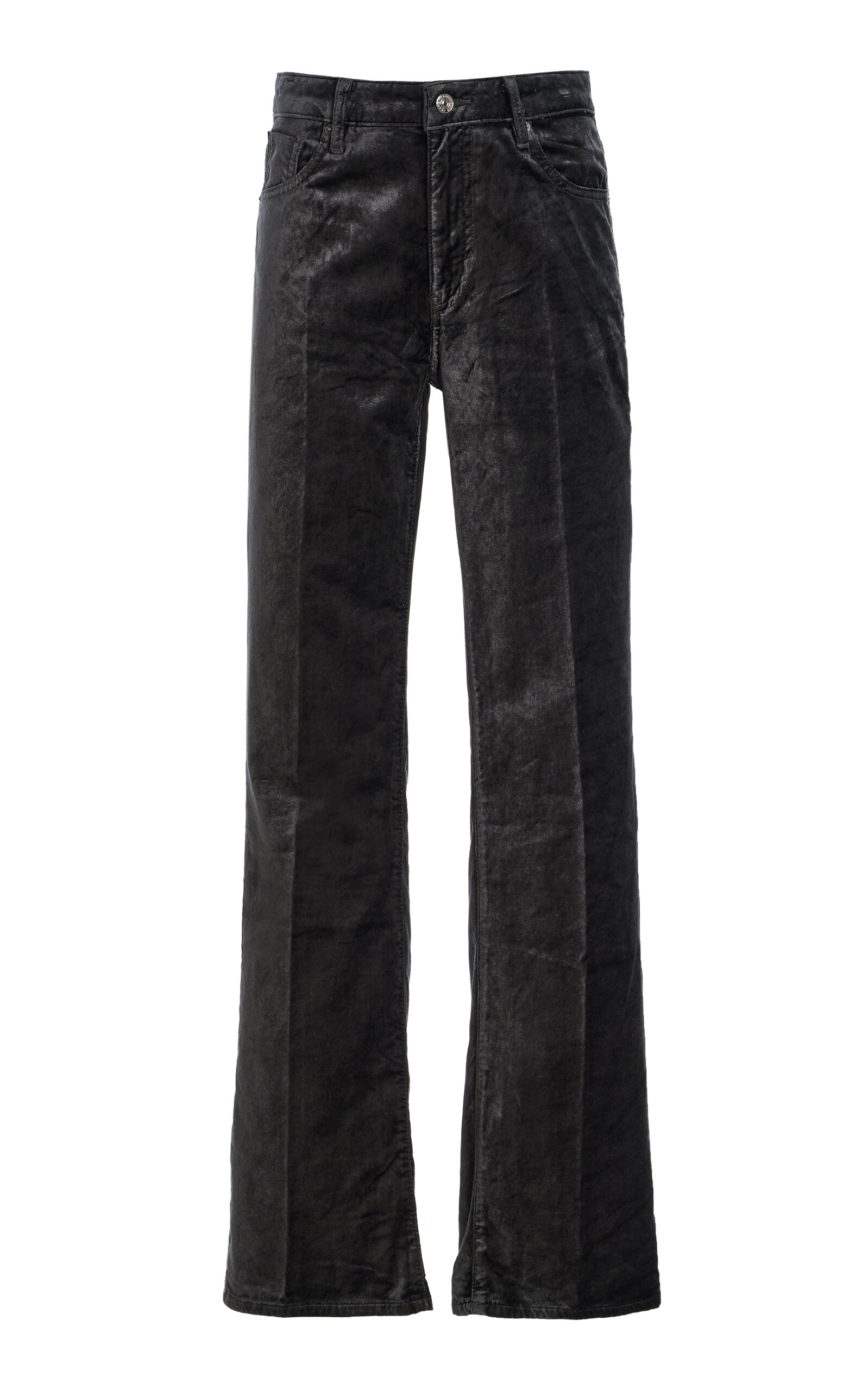 FRAME The Reboot Cotton-Blend Velvet Bootcut Trousers | Thumbnail 7