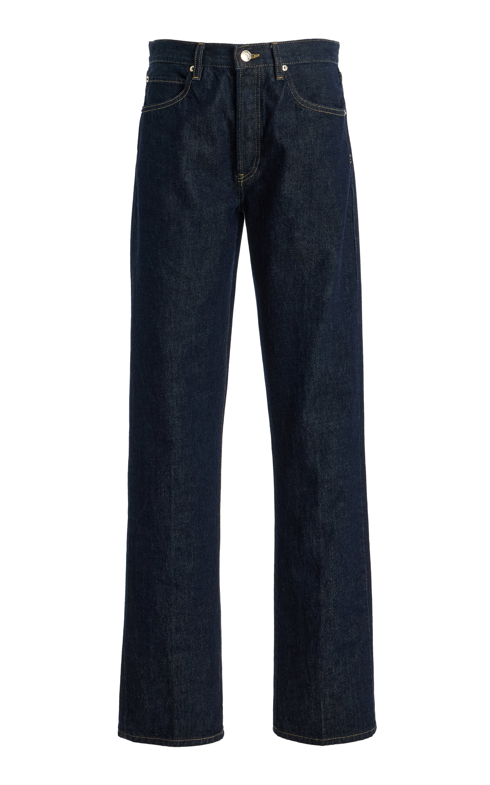 FRAME The Vertical Rigid High-Rise Straight-Leg Jeans