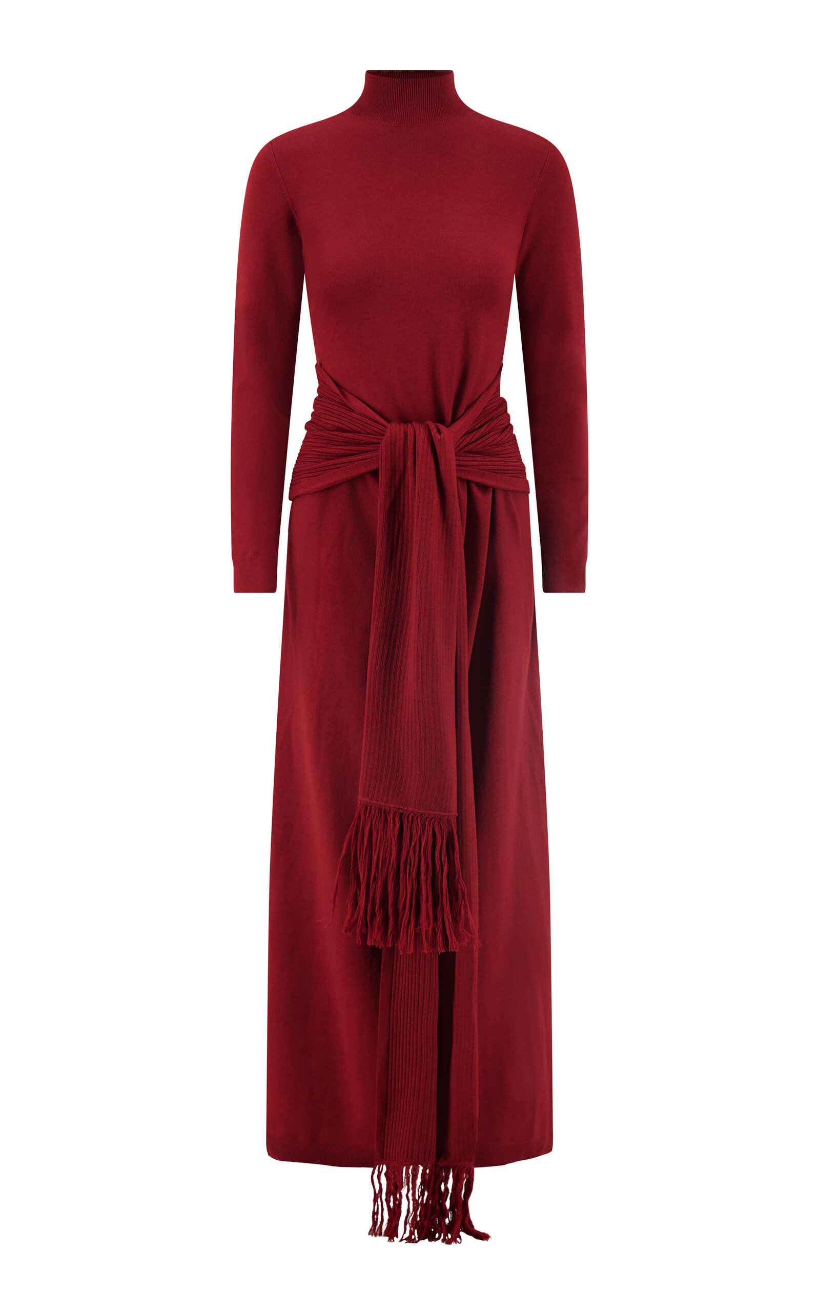 Lela Rose Merino Wool Wrap Dress - Women's Clothing