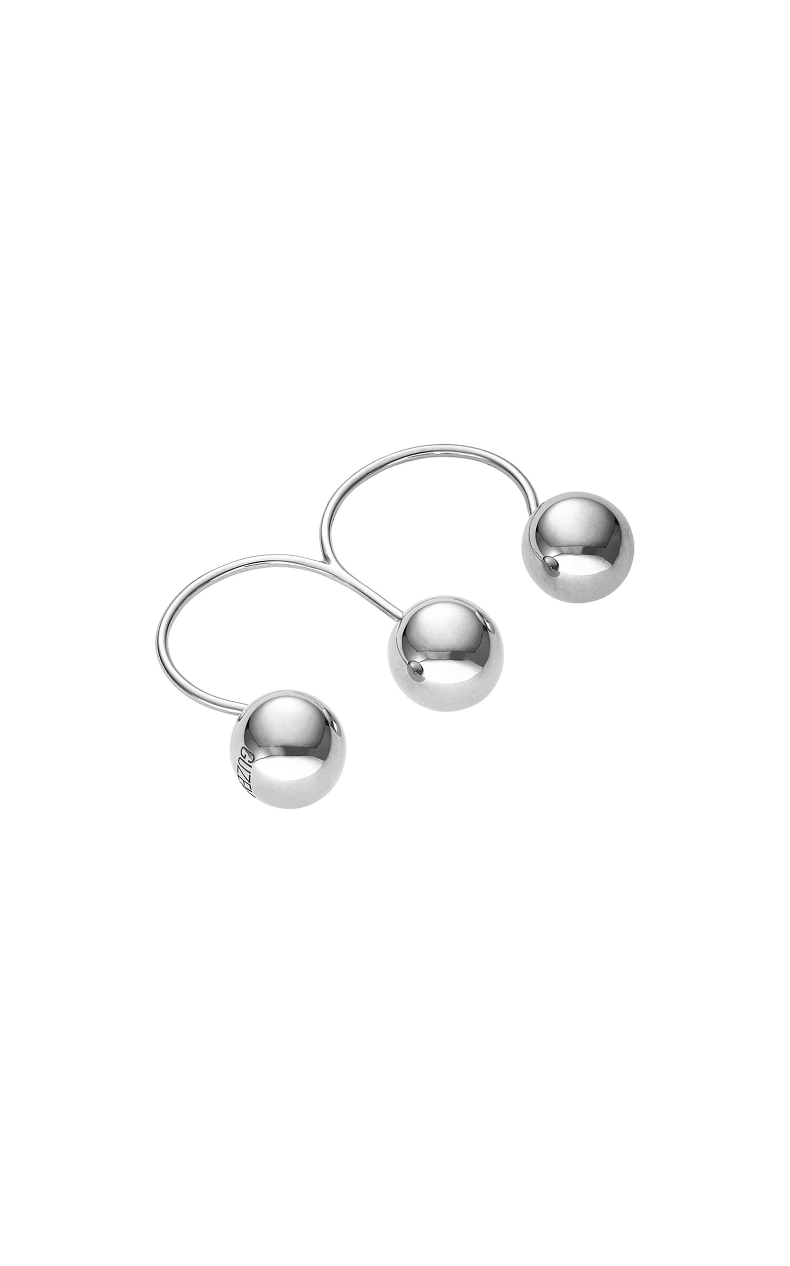 18k White Gold Trio Orb Ring