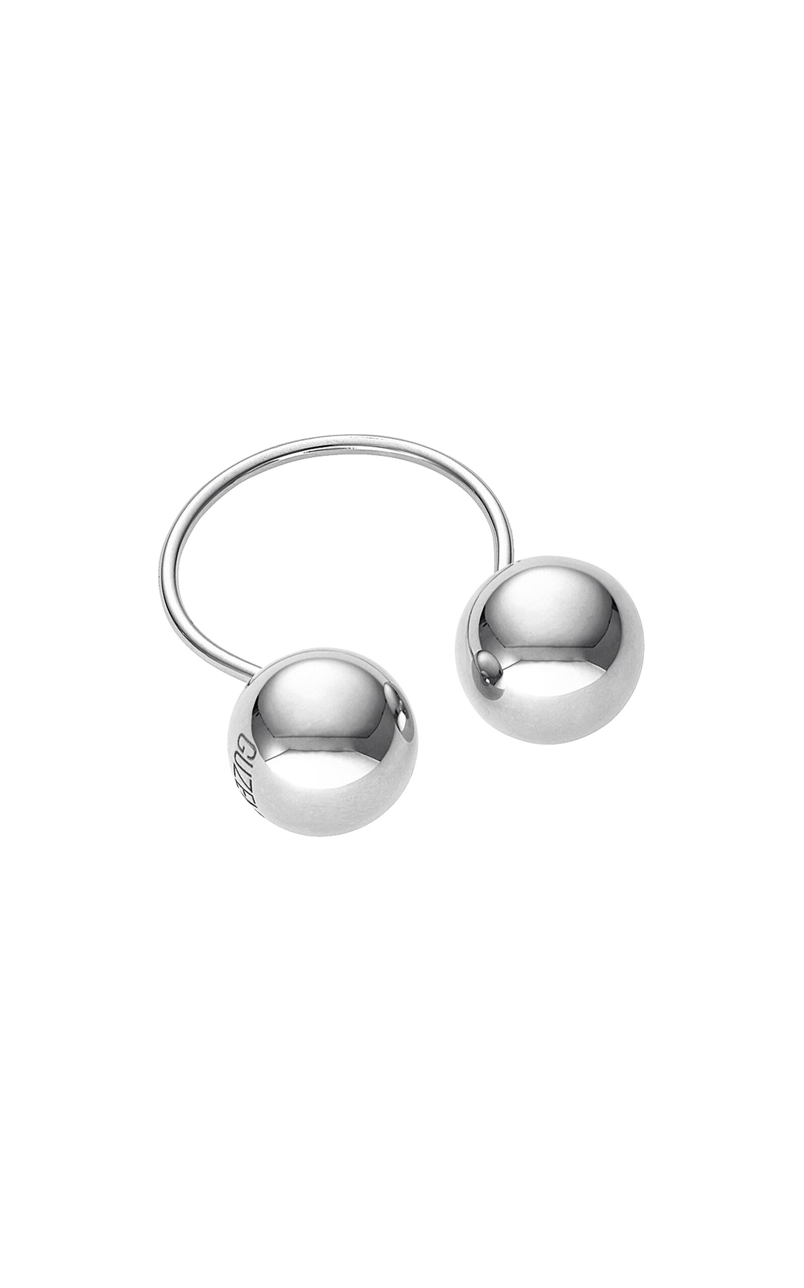 18k White Gold Duo Orb Ring