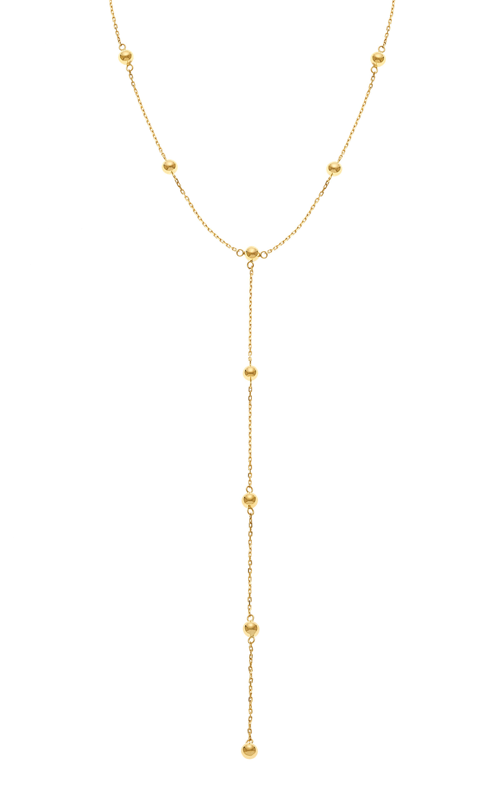 18k Yellow Gold Orbs Transformer Necklace