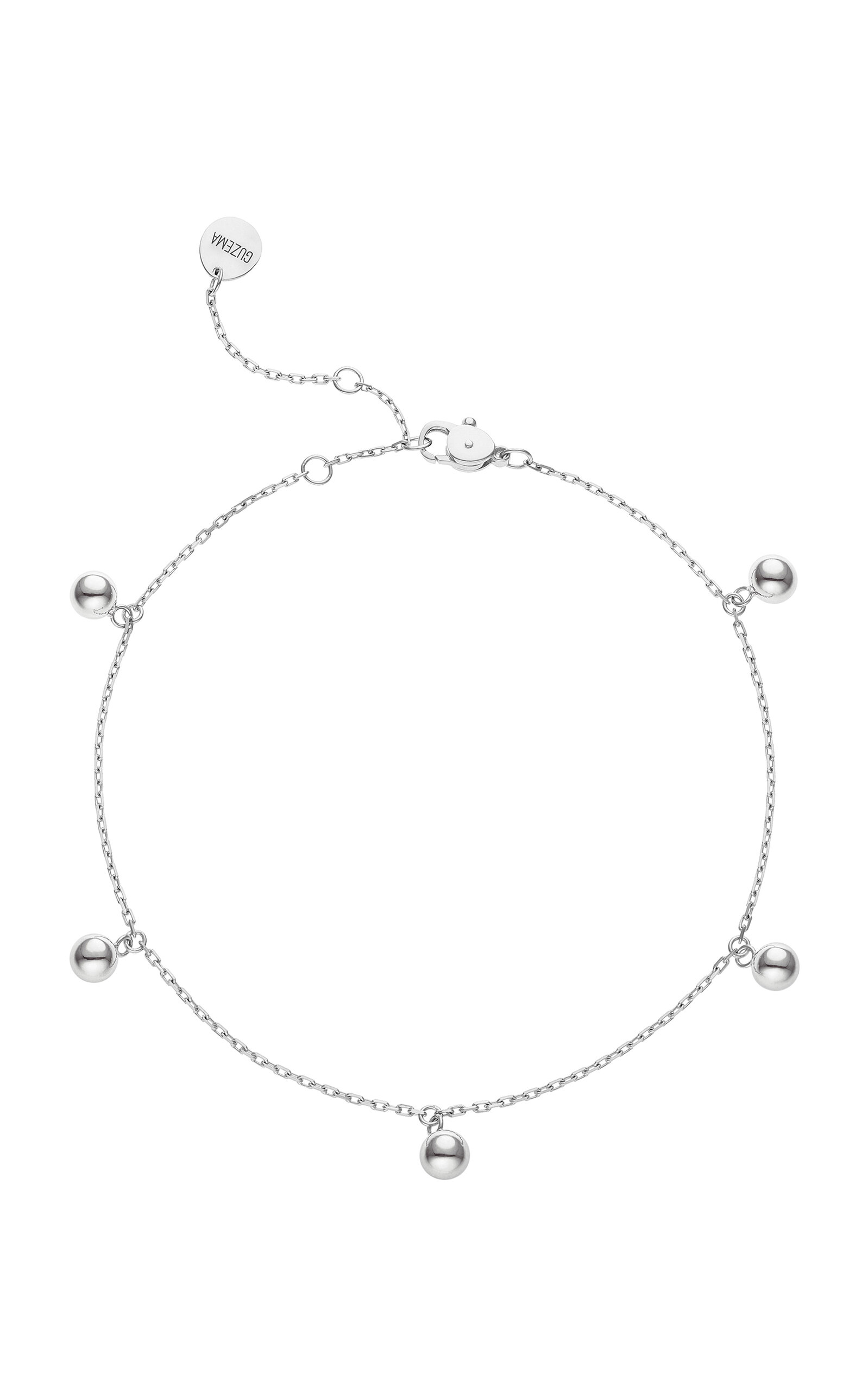 18k White Gold Quintet Bracelet