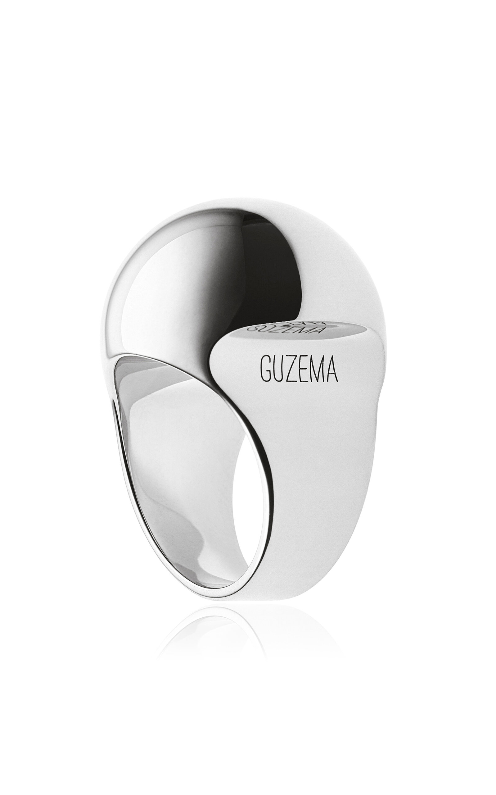 18k White Gold Sphere Ring