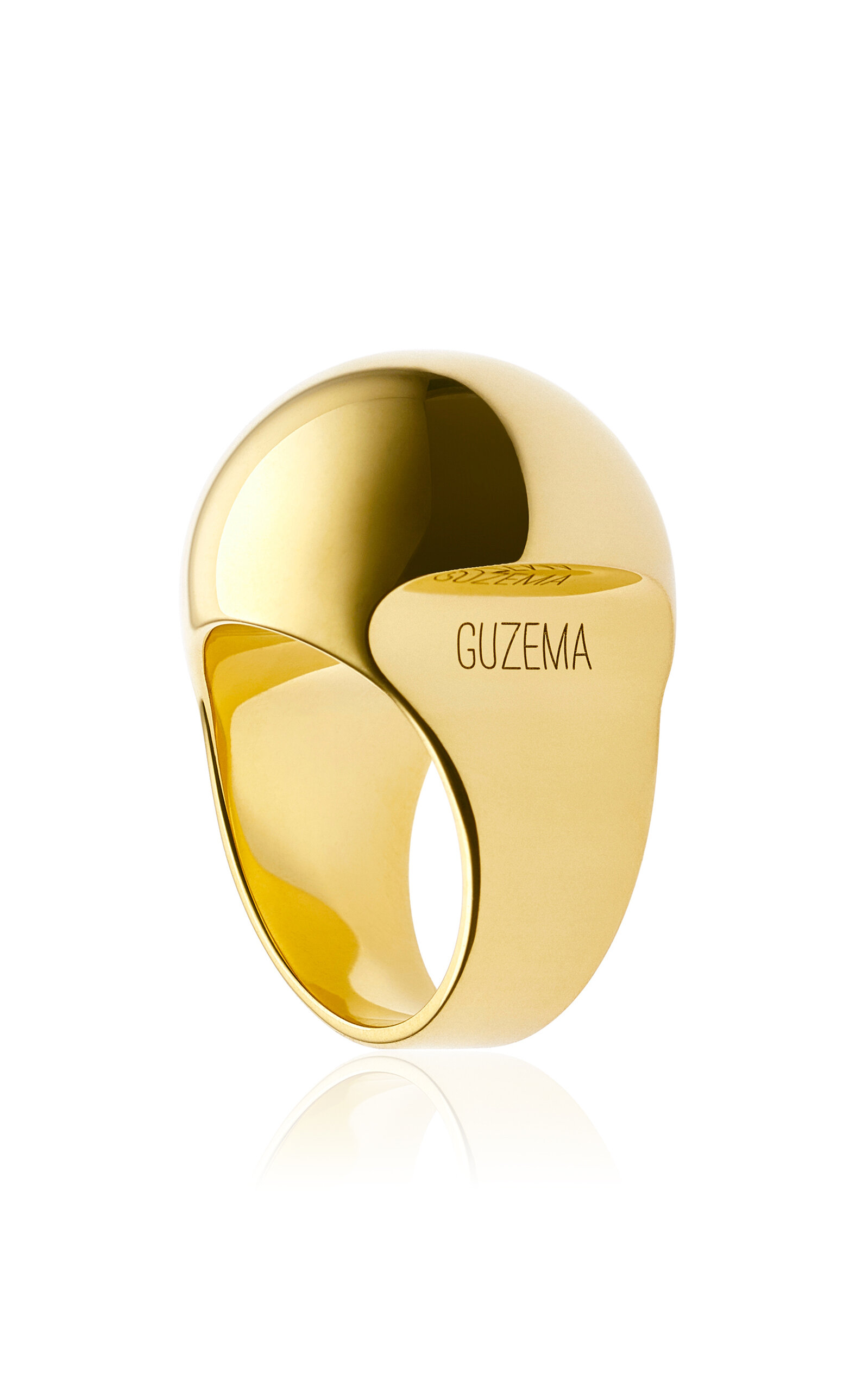 18k Yellow Gold Sphere Ring