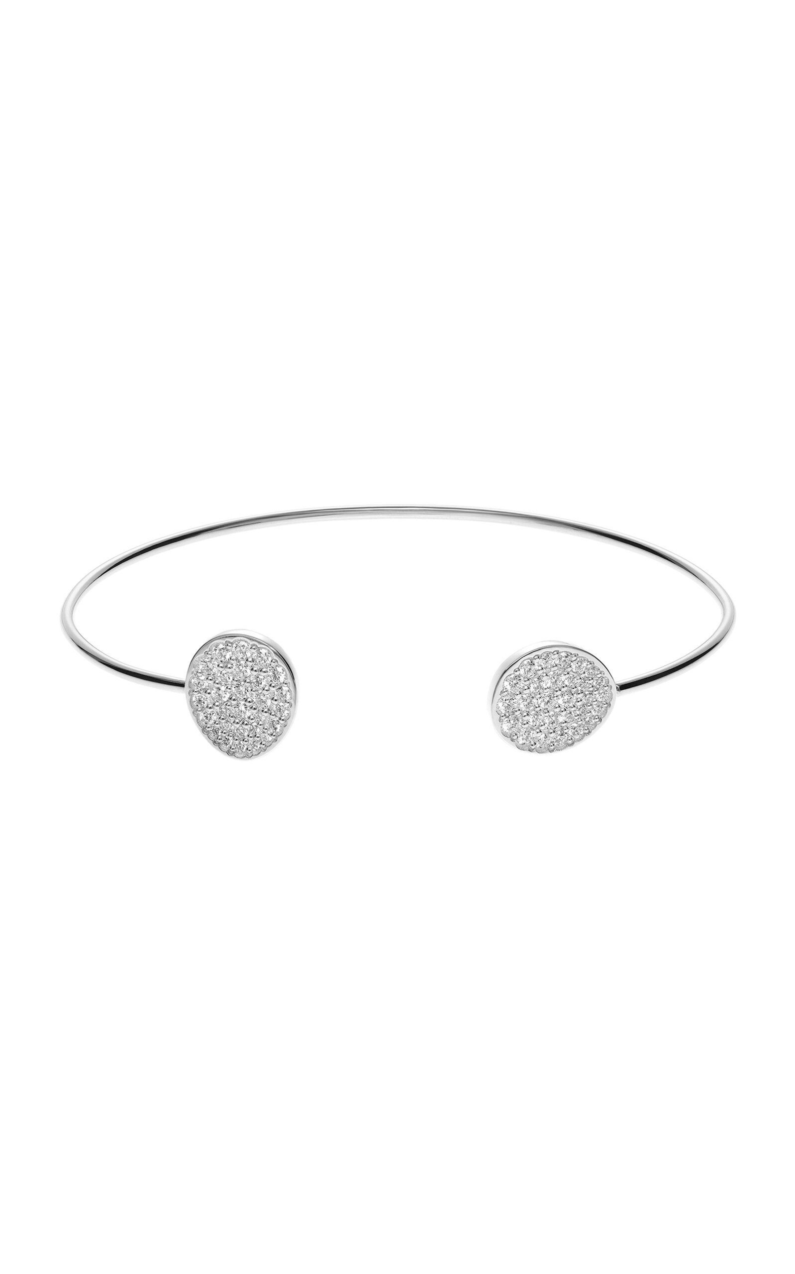 18k White Gold and Diamond Flats Bracelet