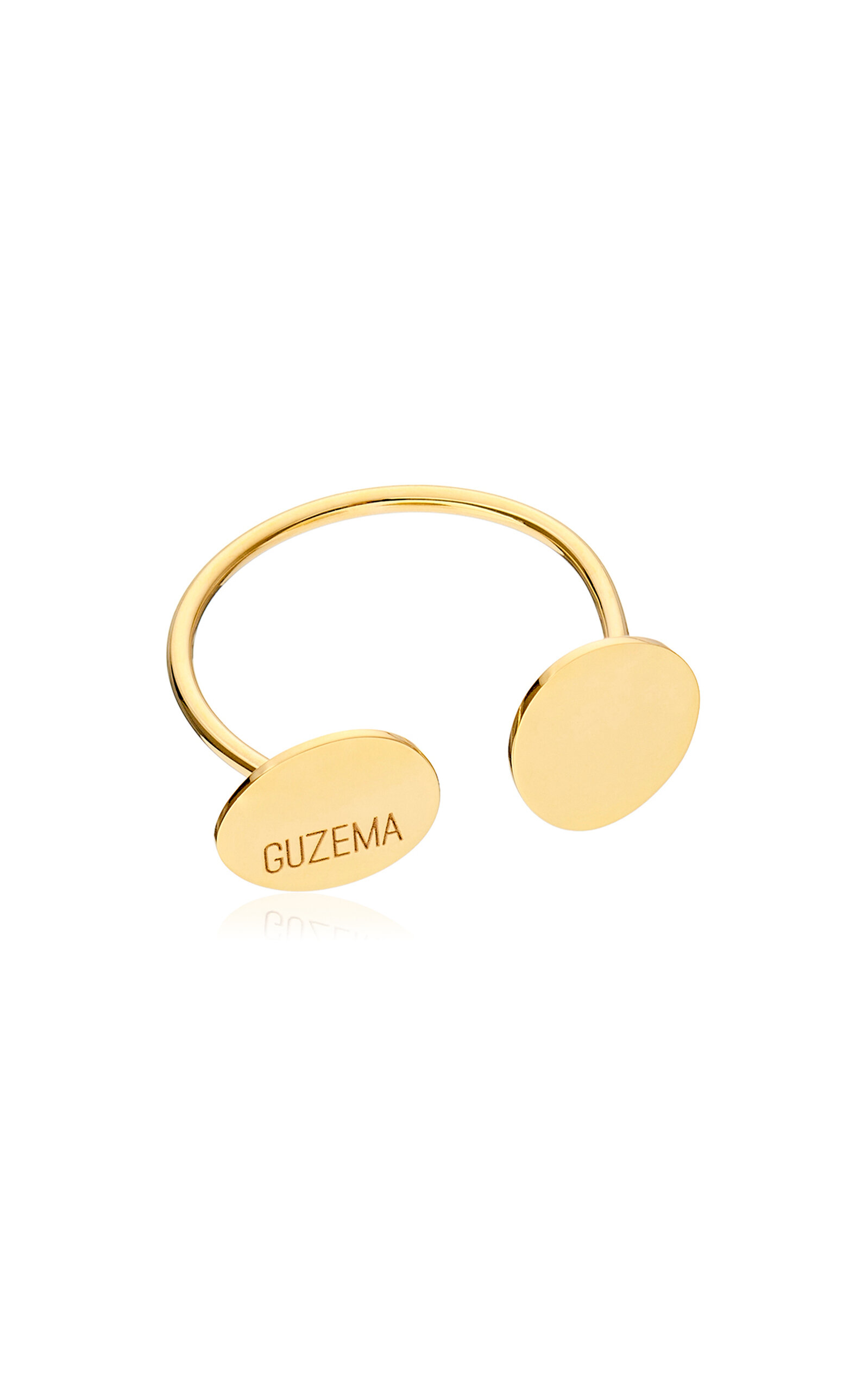 18k Yellow Gold Duo Flat Ring
