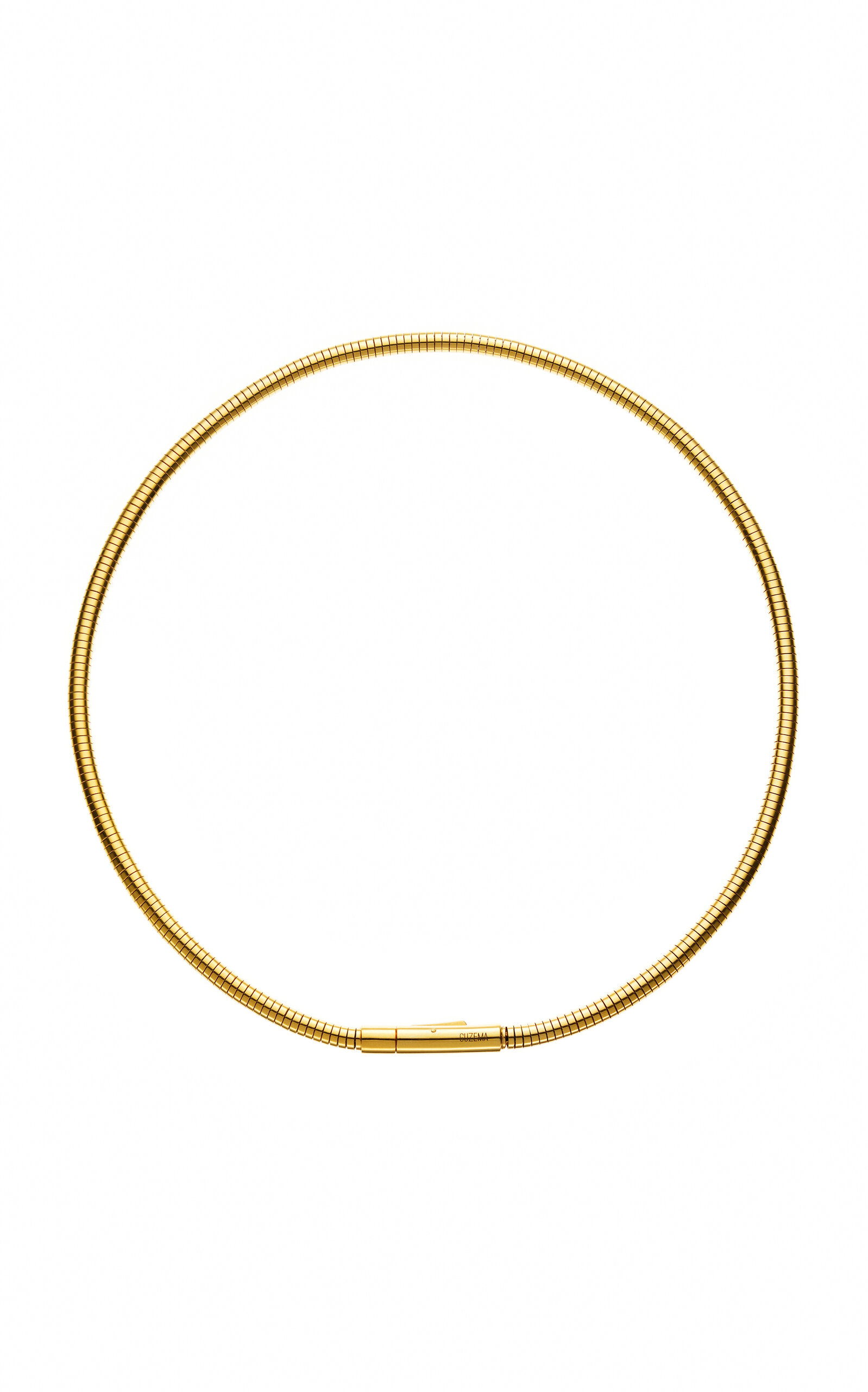 18k Yellow Gold Snake Necklace