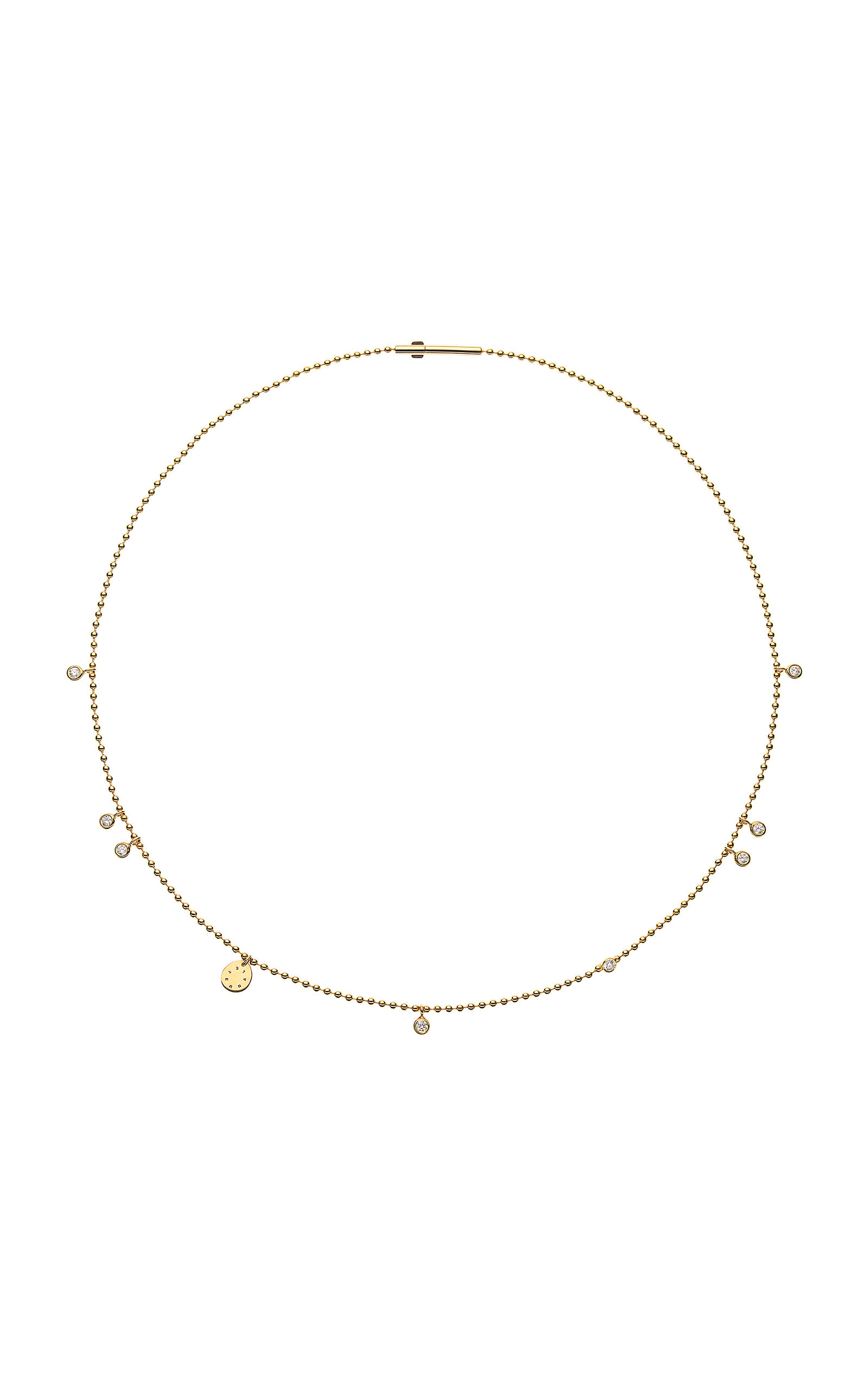 18k Yellow Gold and Diamond Eternal Necklace