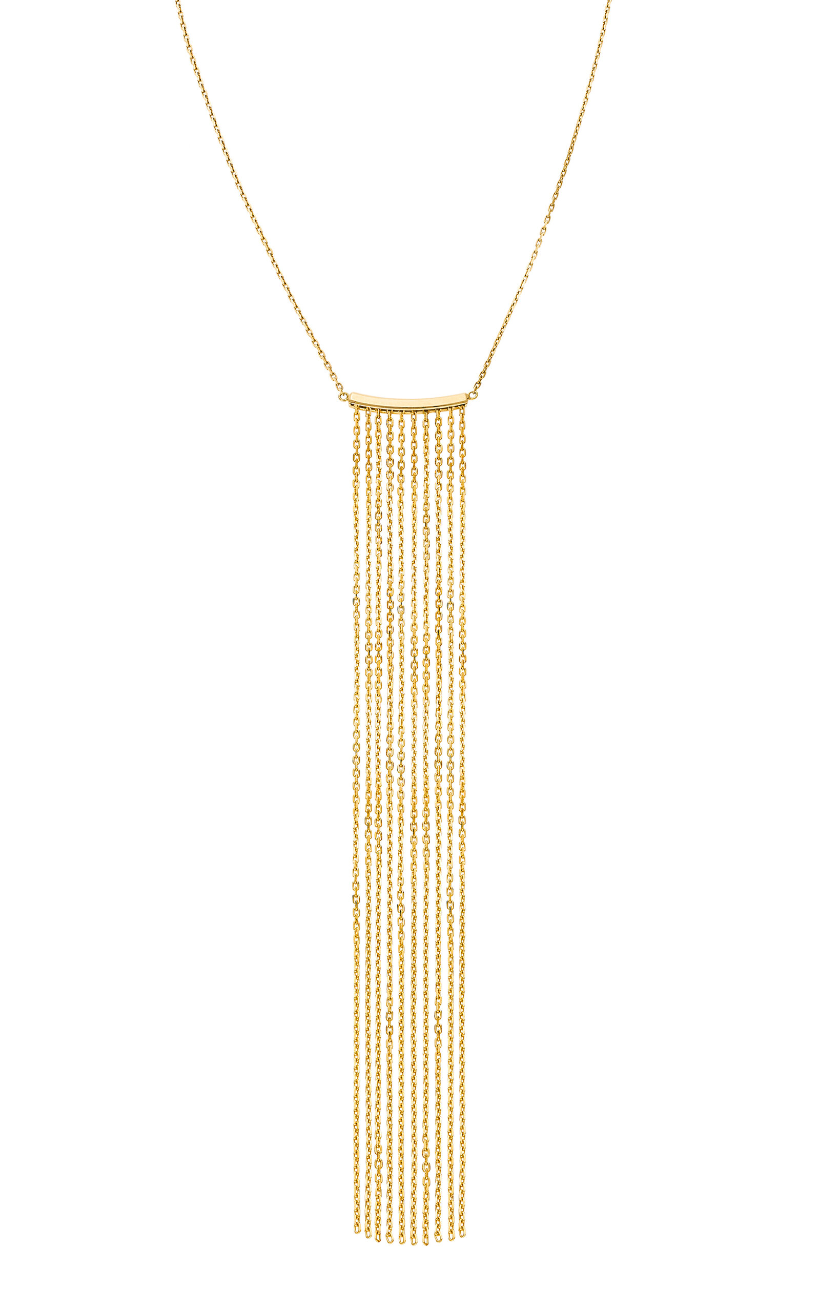18k Yellow Gold Chainfall Necklace
